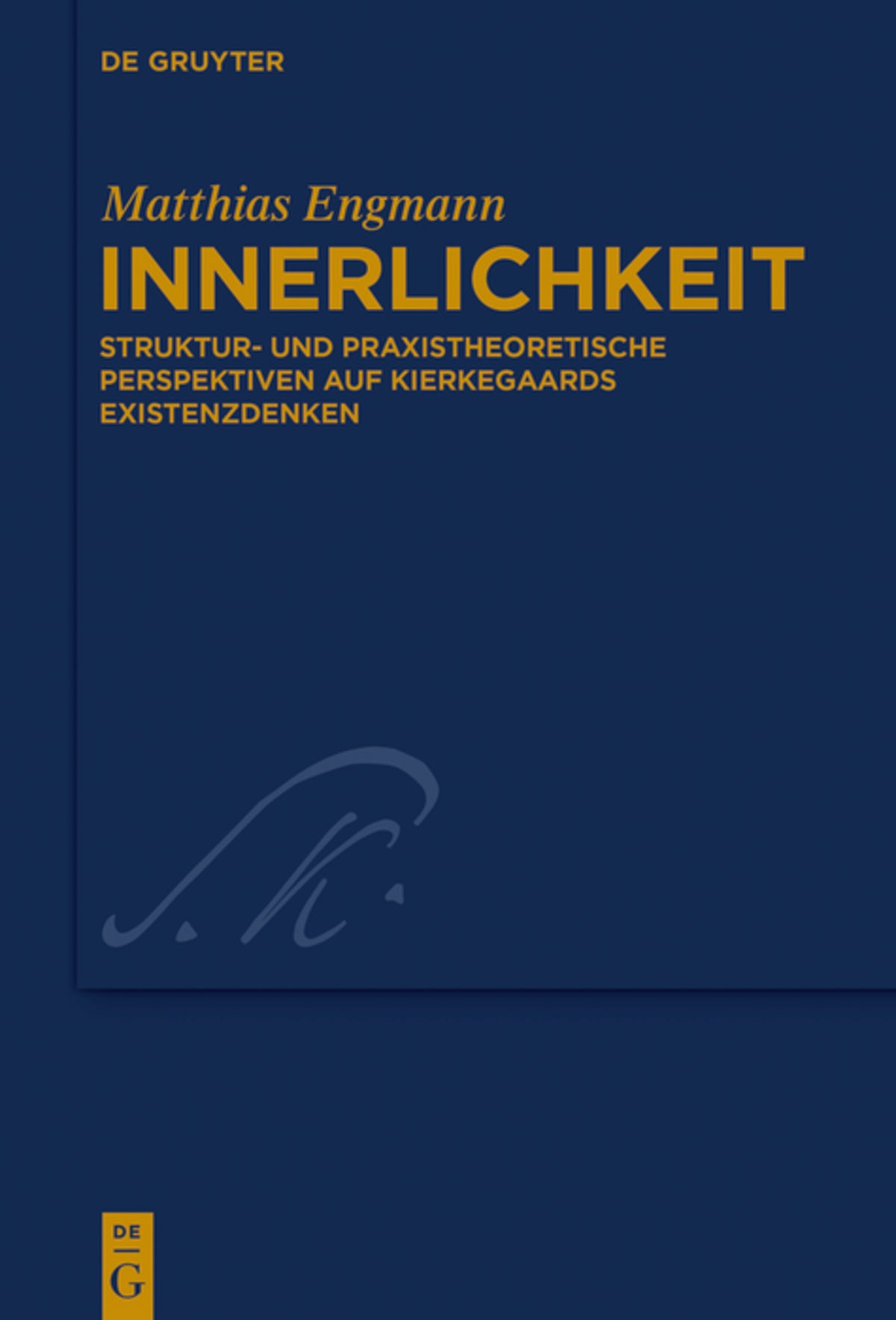 Cover image for Innerlichkeit ISBN 9783110526929