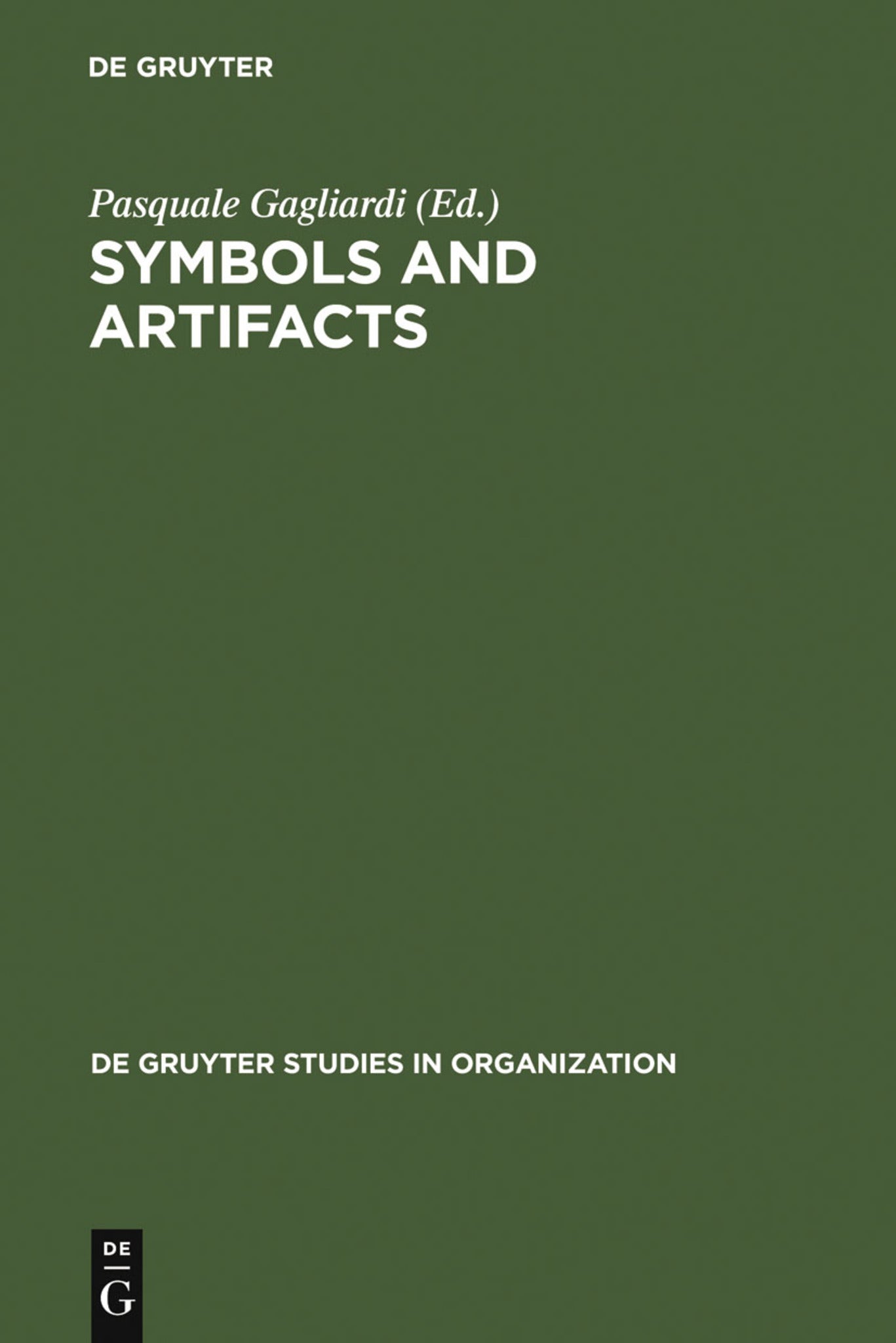 Cover image for Symbols and Artifacts ISBN 9783110120127