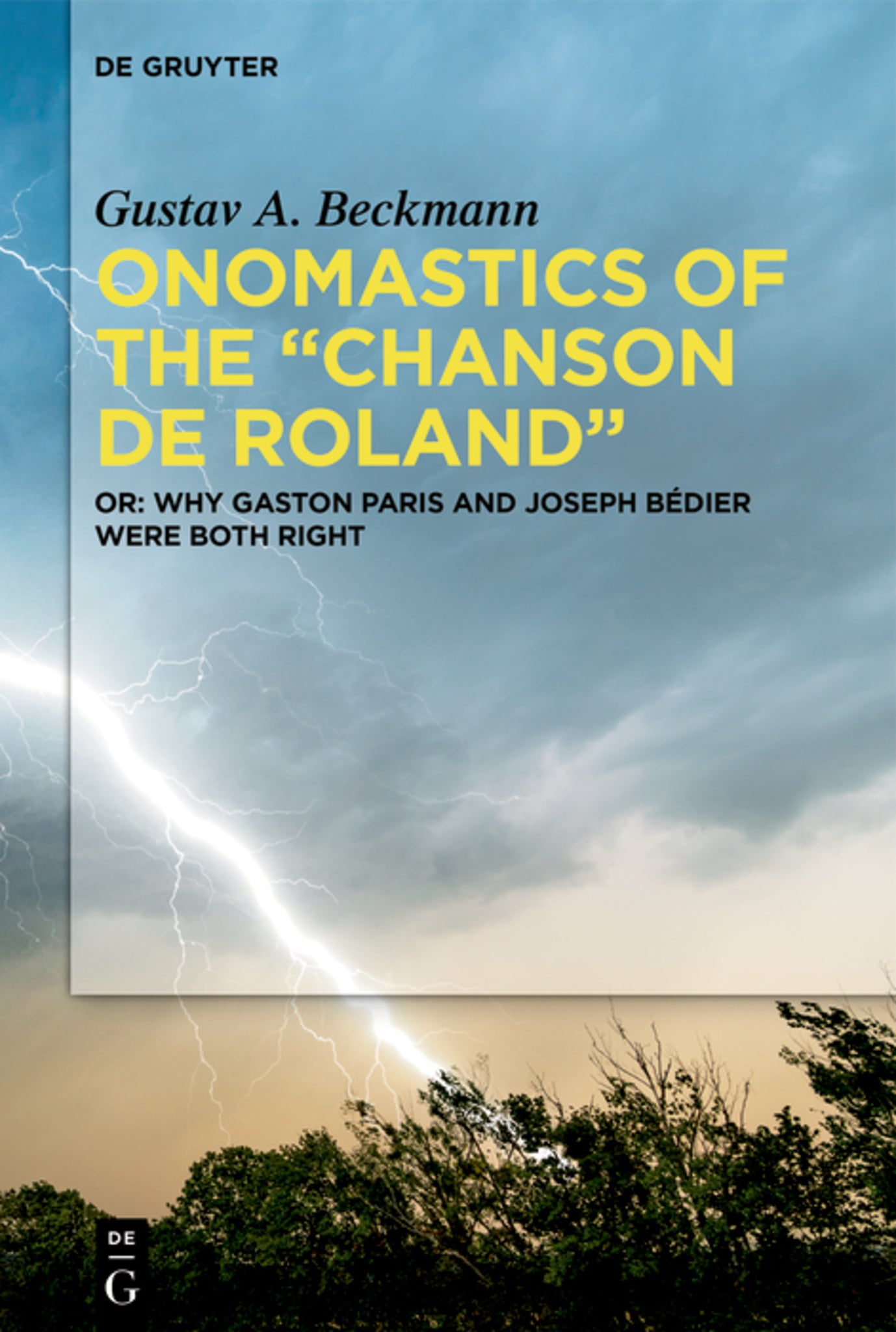 Onomastics of the “Chanson de Roland”