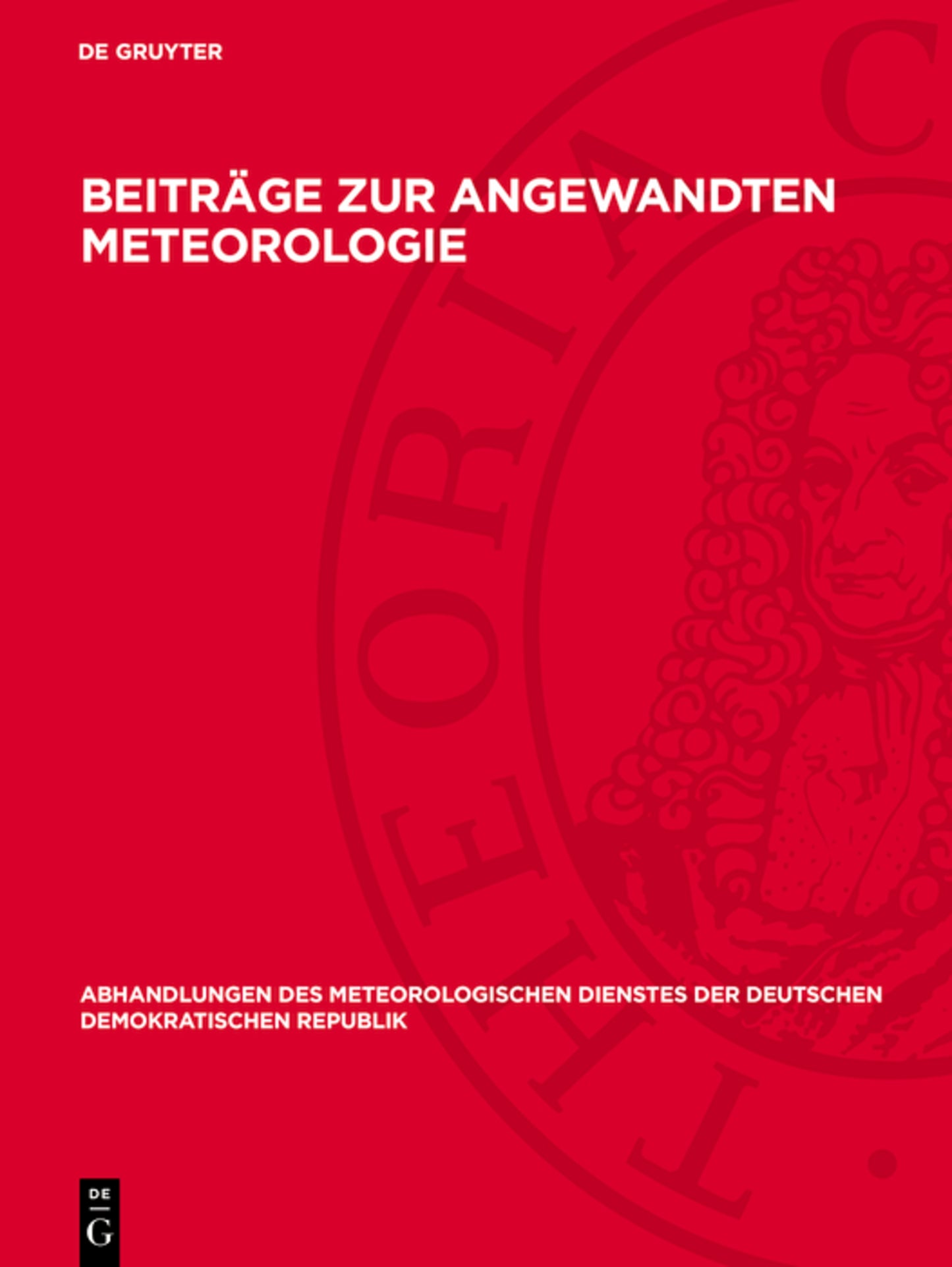 Beiträge zur angewandten Meteorologie