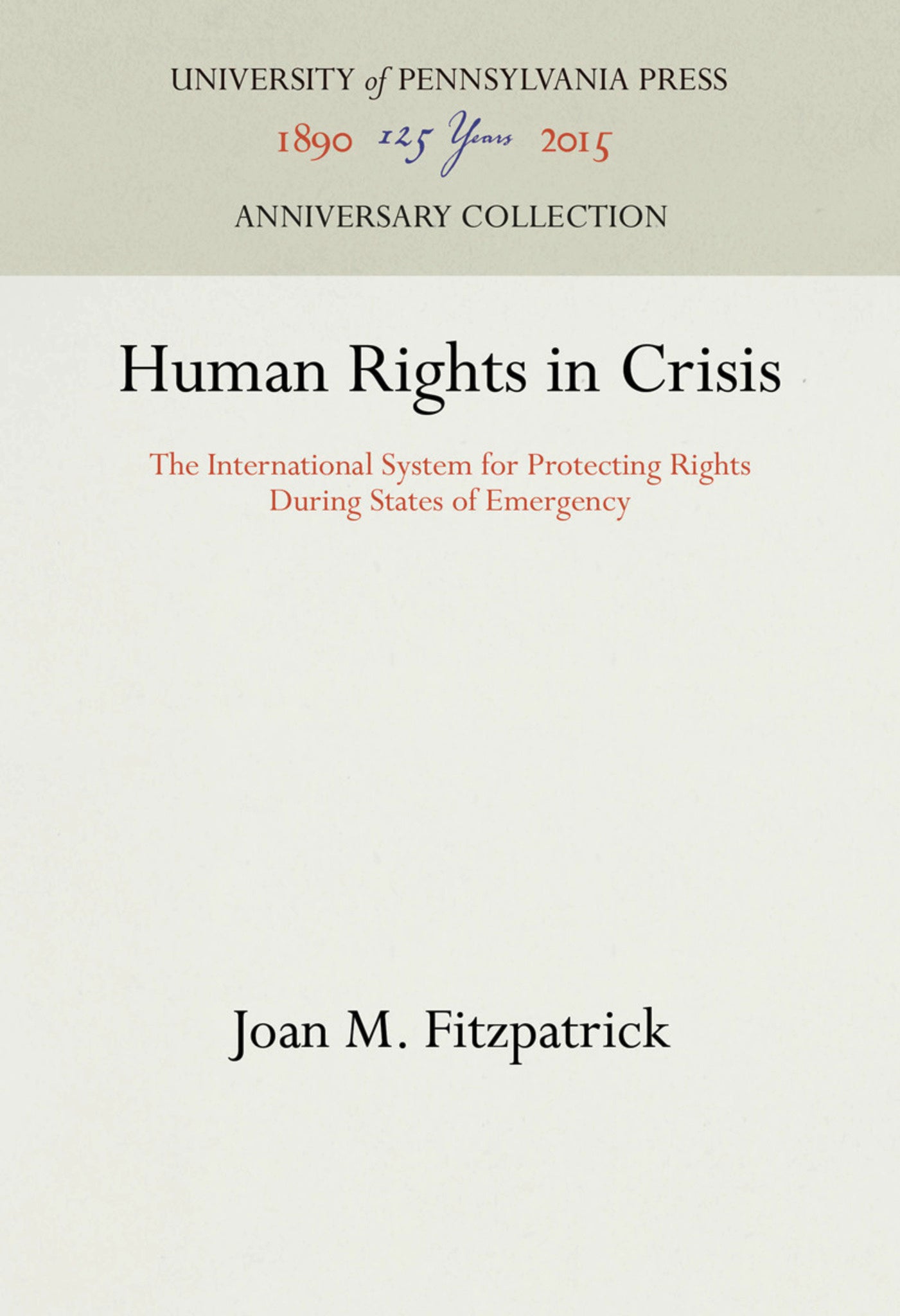 Human Rights in Crisis