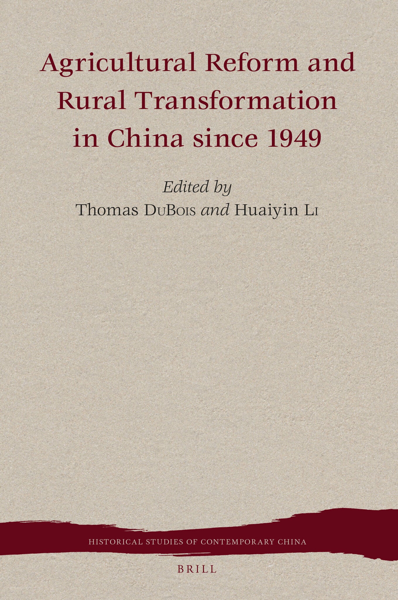 Agricultural Reform and Rural Transformation in China since 1949
