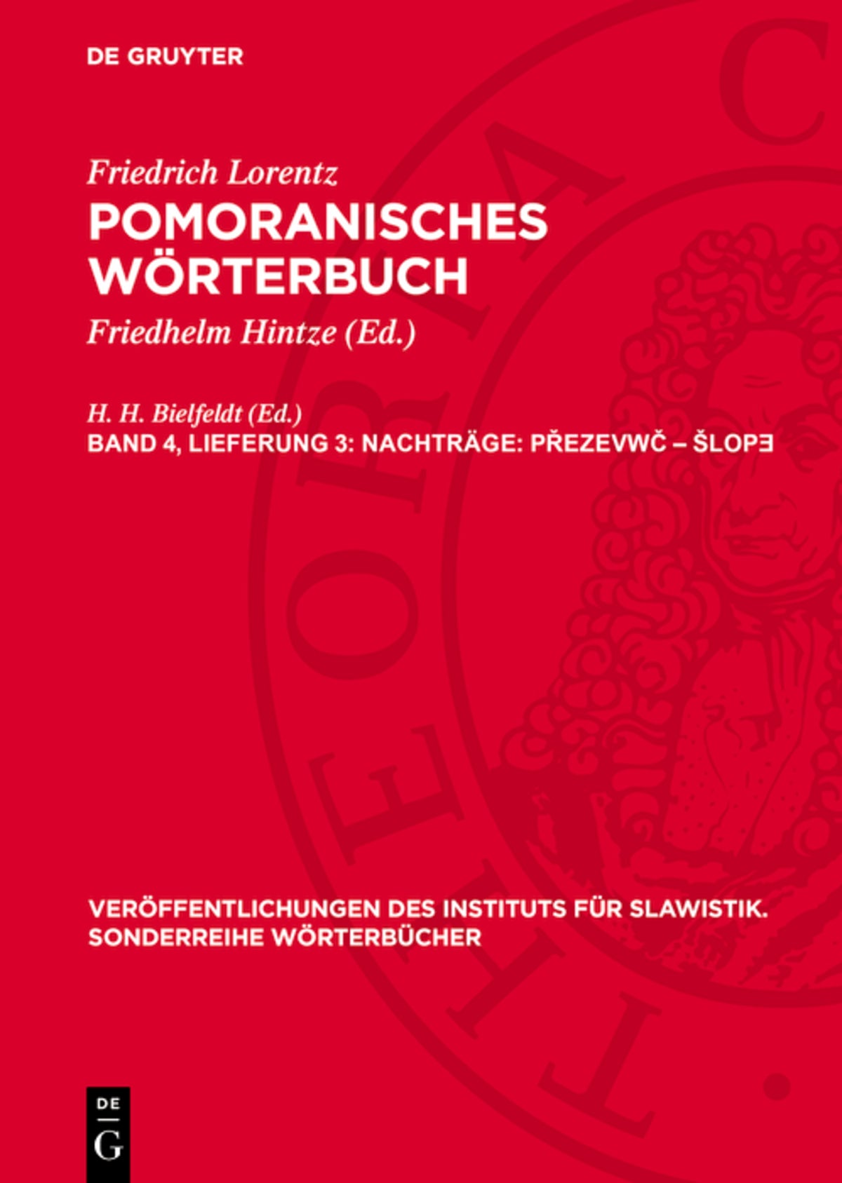 Nachträge: Přezevwč – šlopǝ