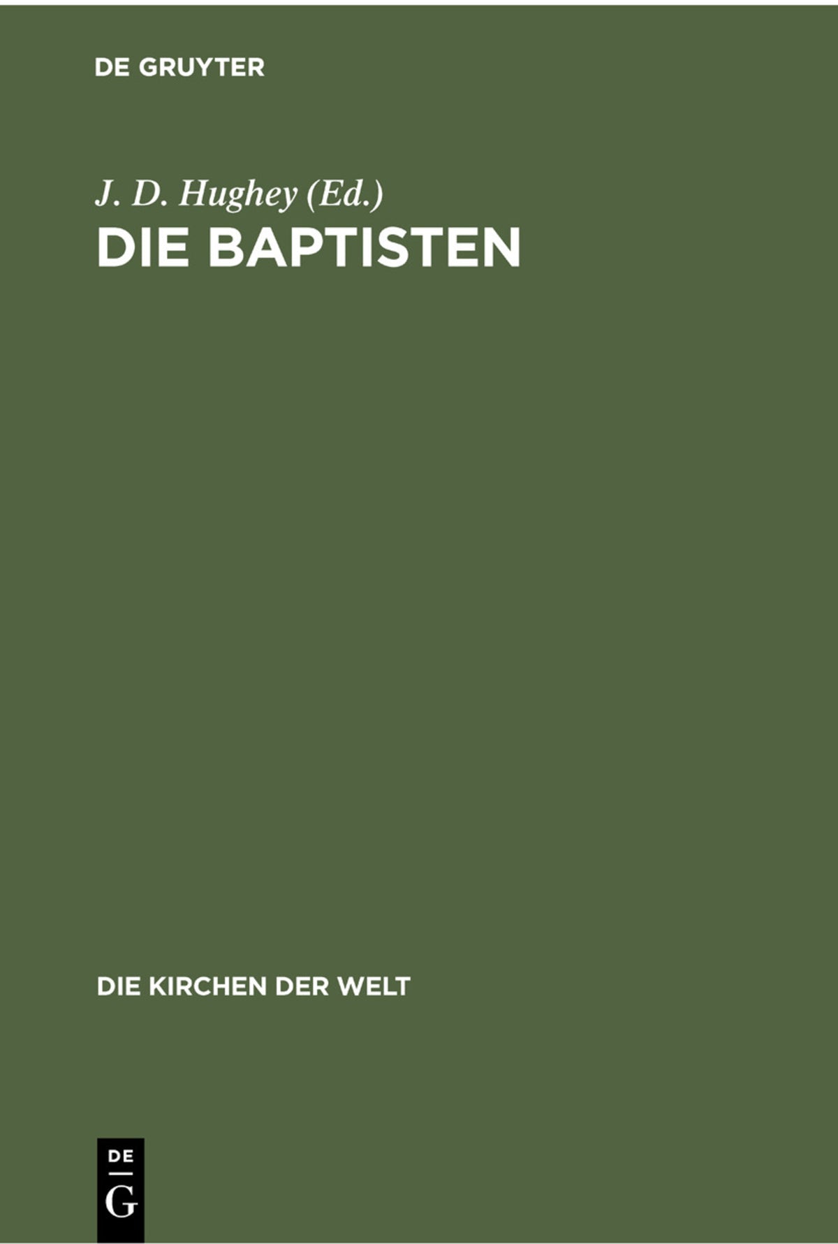 Cover image for Die Baptisten ISBN 9783112301425