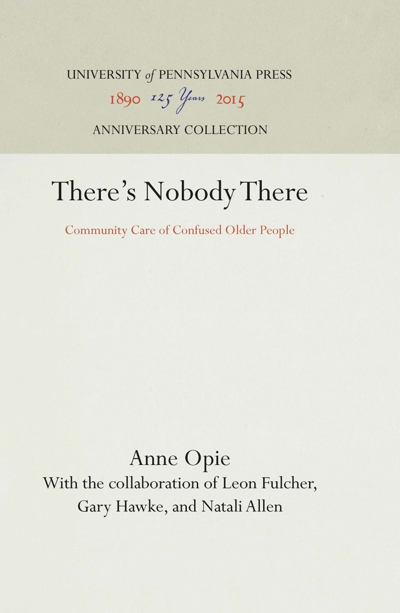 There's Nobody There