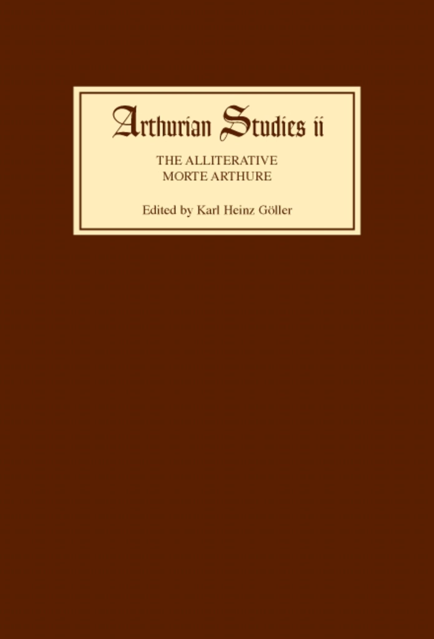 Cover image for The Alliterative Morte Arthure ISBN 9780859910750