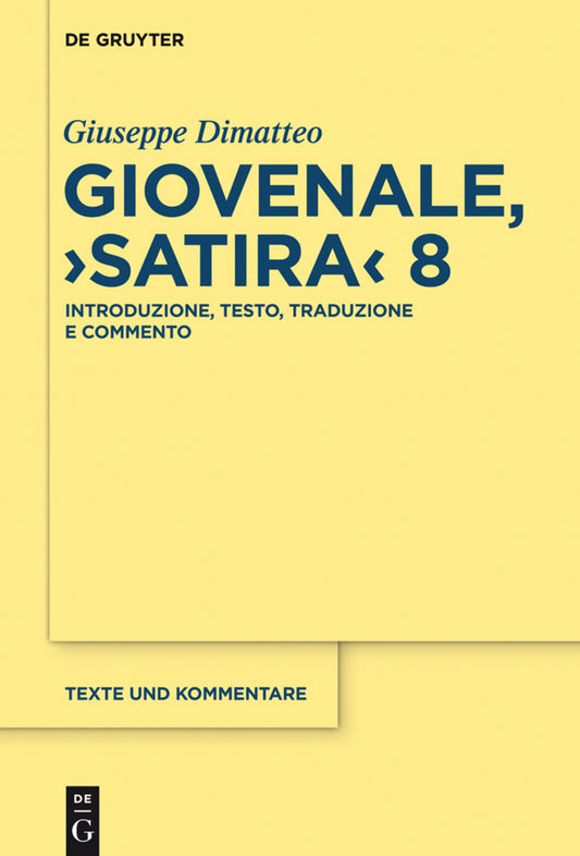 Giovenale, "Satira" 8
