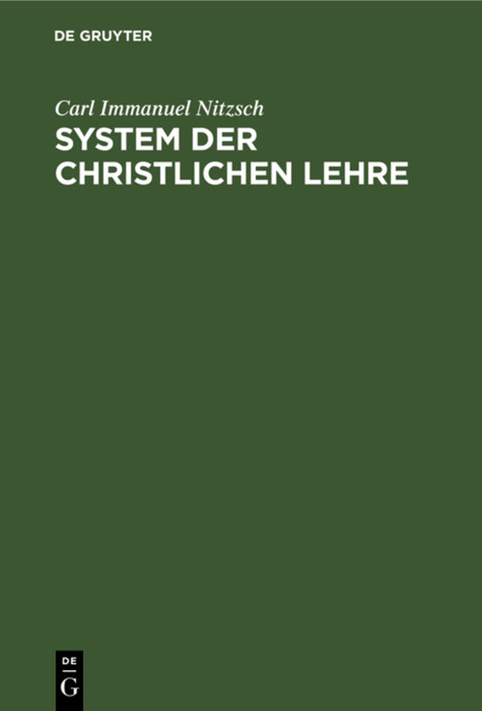 System der christlichen Lehre