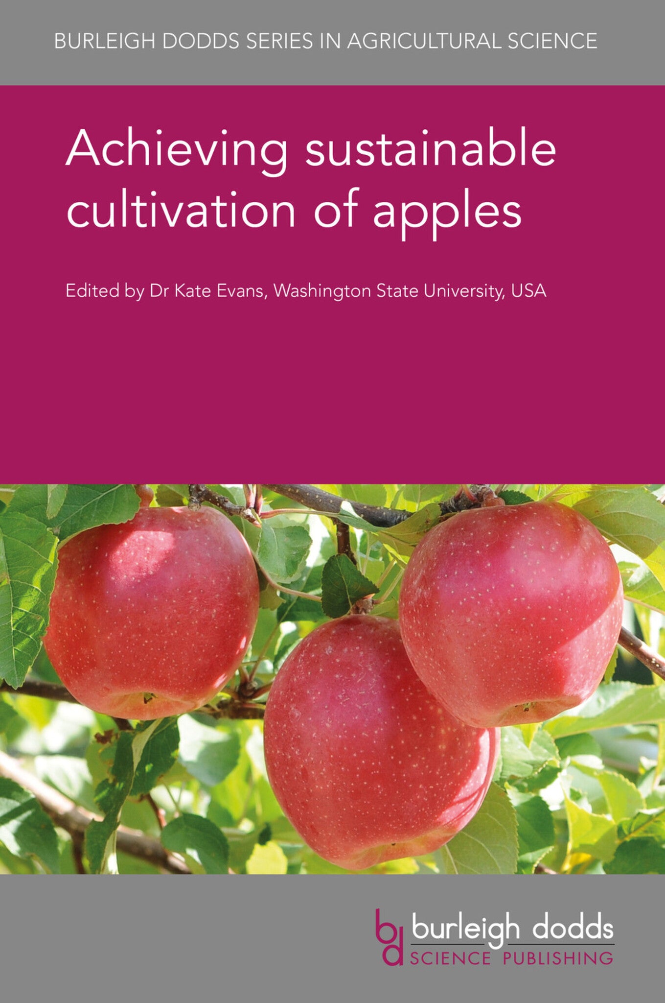 Cover image for Achieving sustainable cultivation of apples ISBN 9781786760326