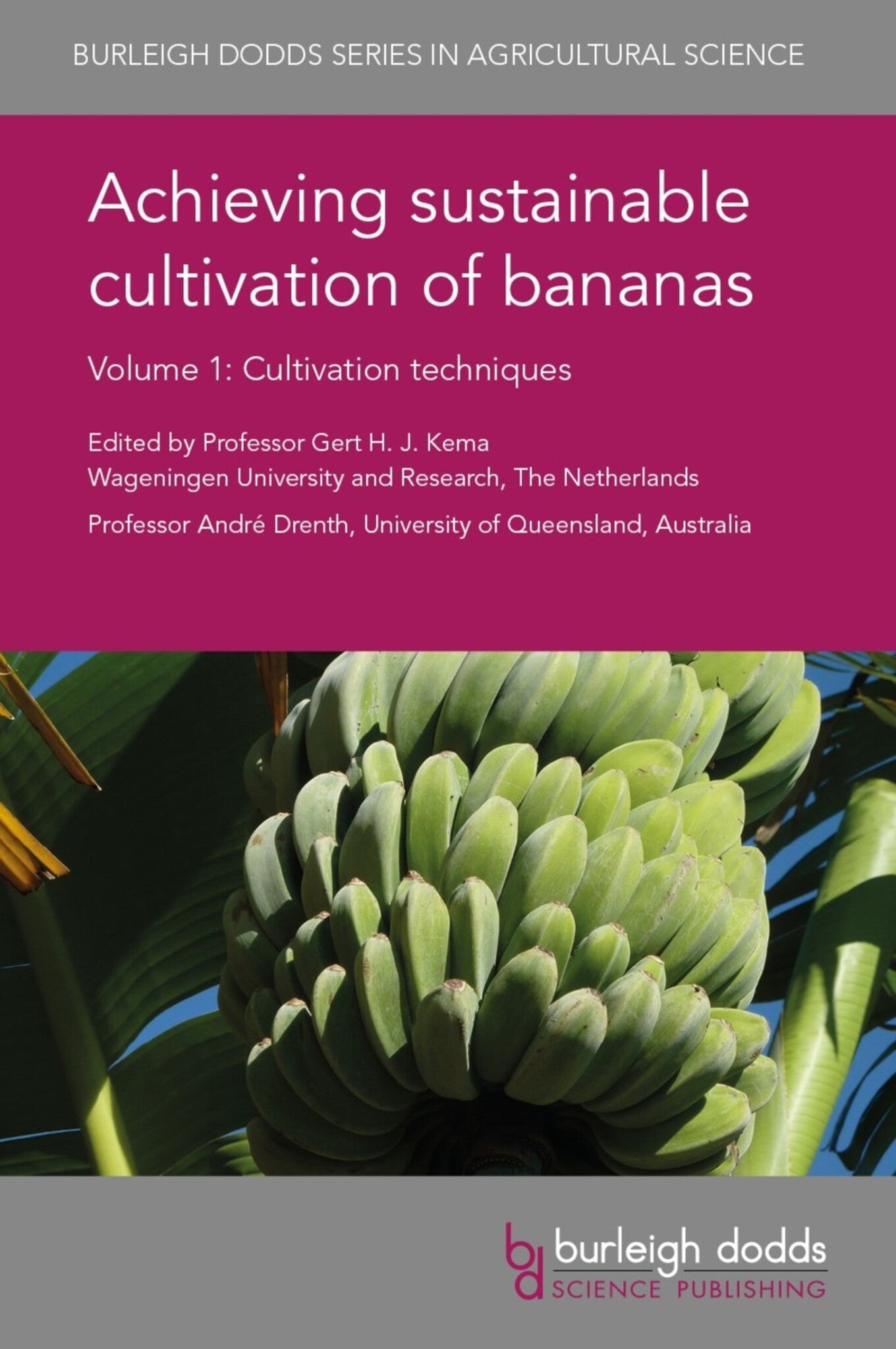 Cover image for Achieving sustainable cultivation of bananas Volume 1 ISBN 9781786761590