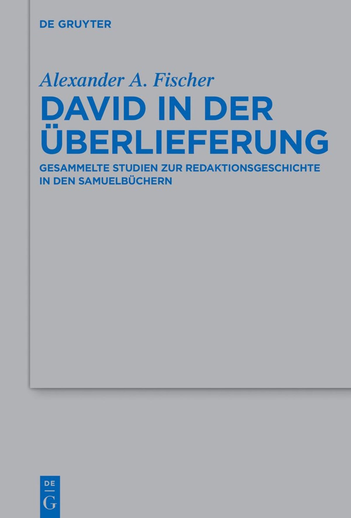 David in der Überlieferung