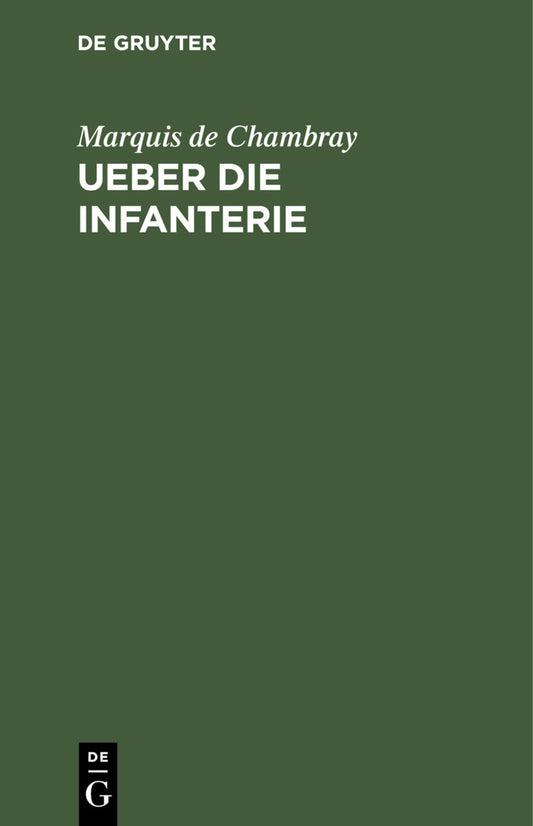 Ueber die Infanterie