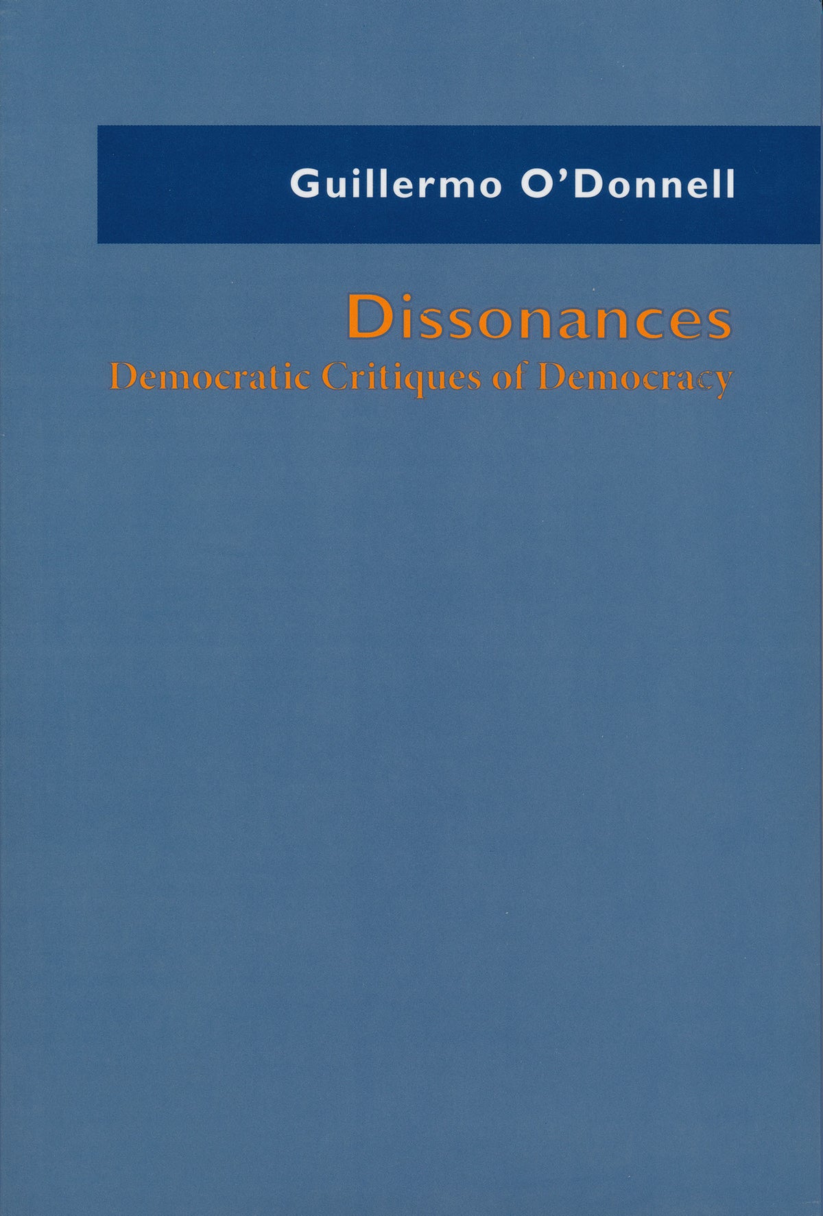 Cover image for Dissonances ISBN 9780268206062