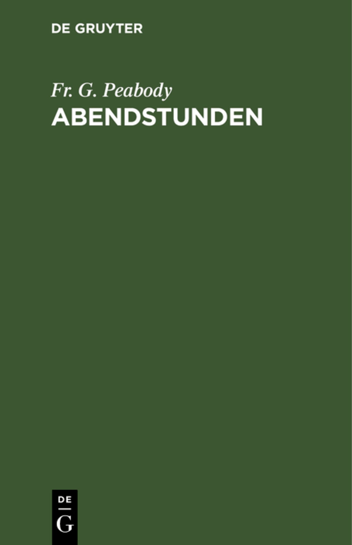 Abendstunden