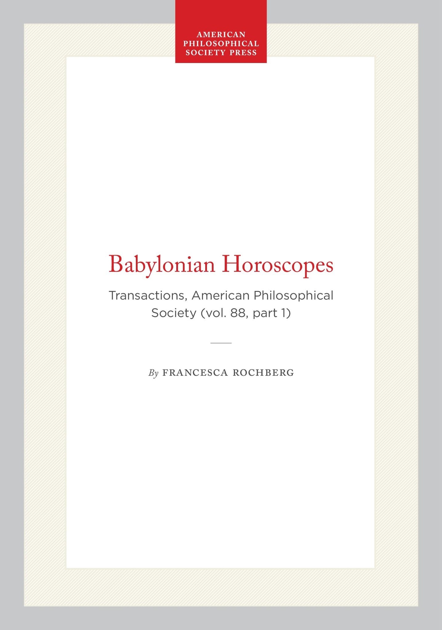 Babylonian Horoscopes