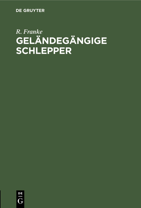 Geländegängige Schlepper