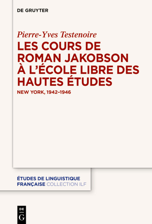 Les cours de Roman Jakobson à l’École libre des hautes études