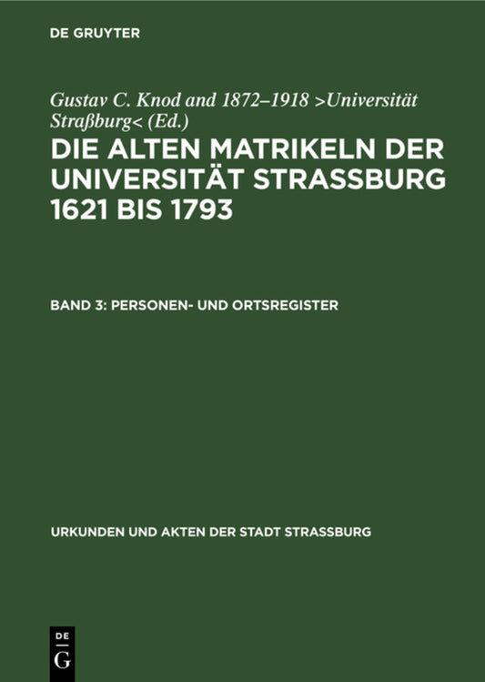 Personen- und Ortsregister