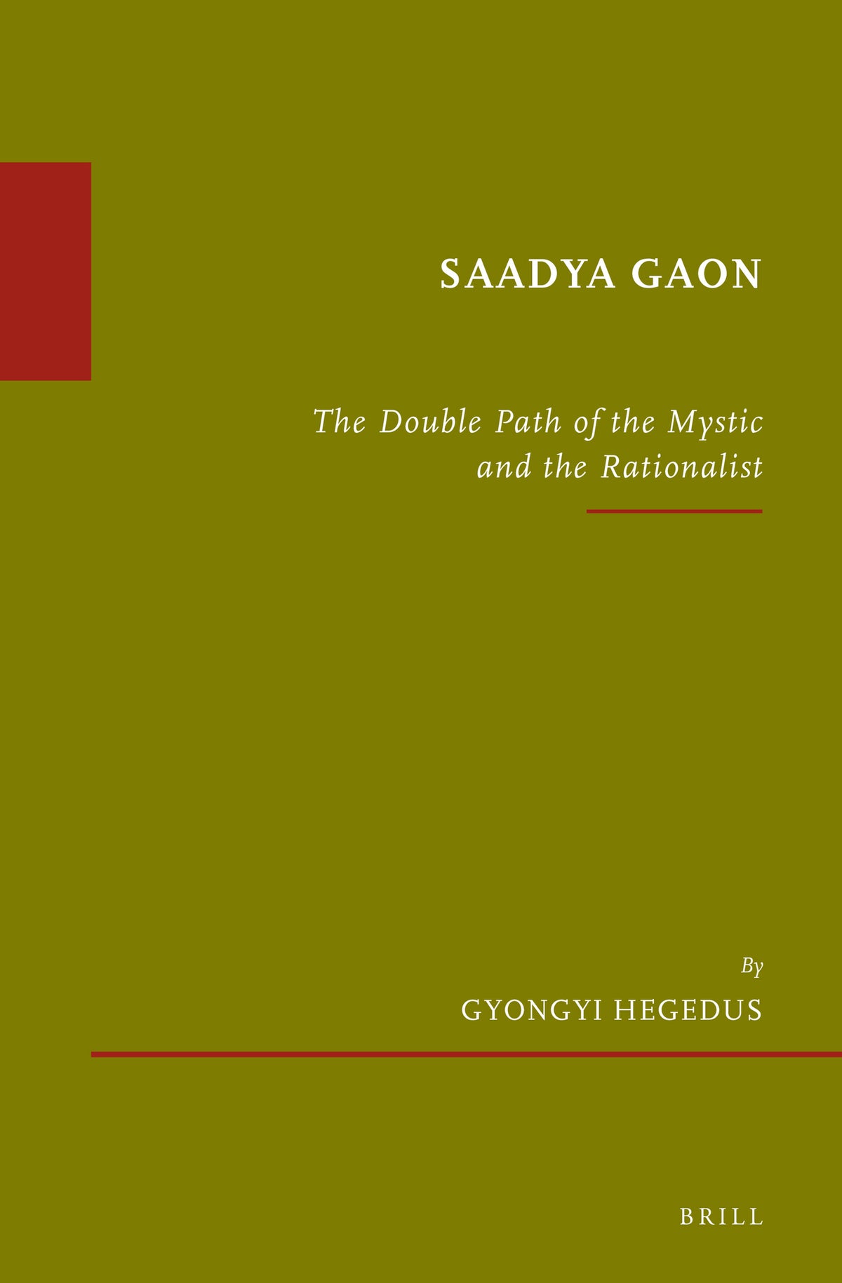 Cover image for Saadya Gaon ISBN 9789004256439