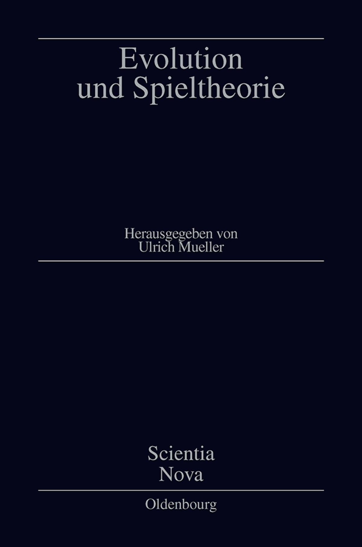 Cover image for Evolution und Spieltheorie ISBN 9783486558395
