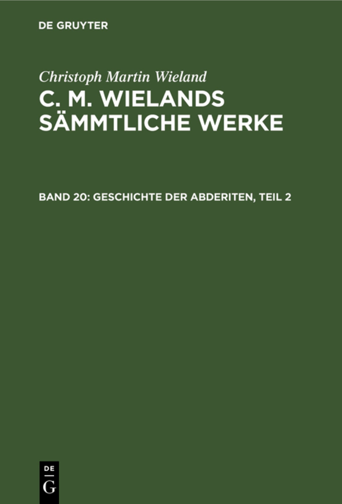 Geschichte der Abderiten, Teil 2