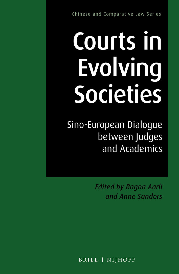 Cover image for Courts in Evolving Societies ISBN 9789004438156