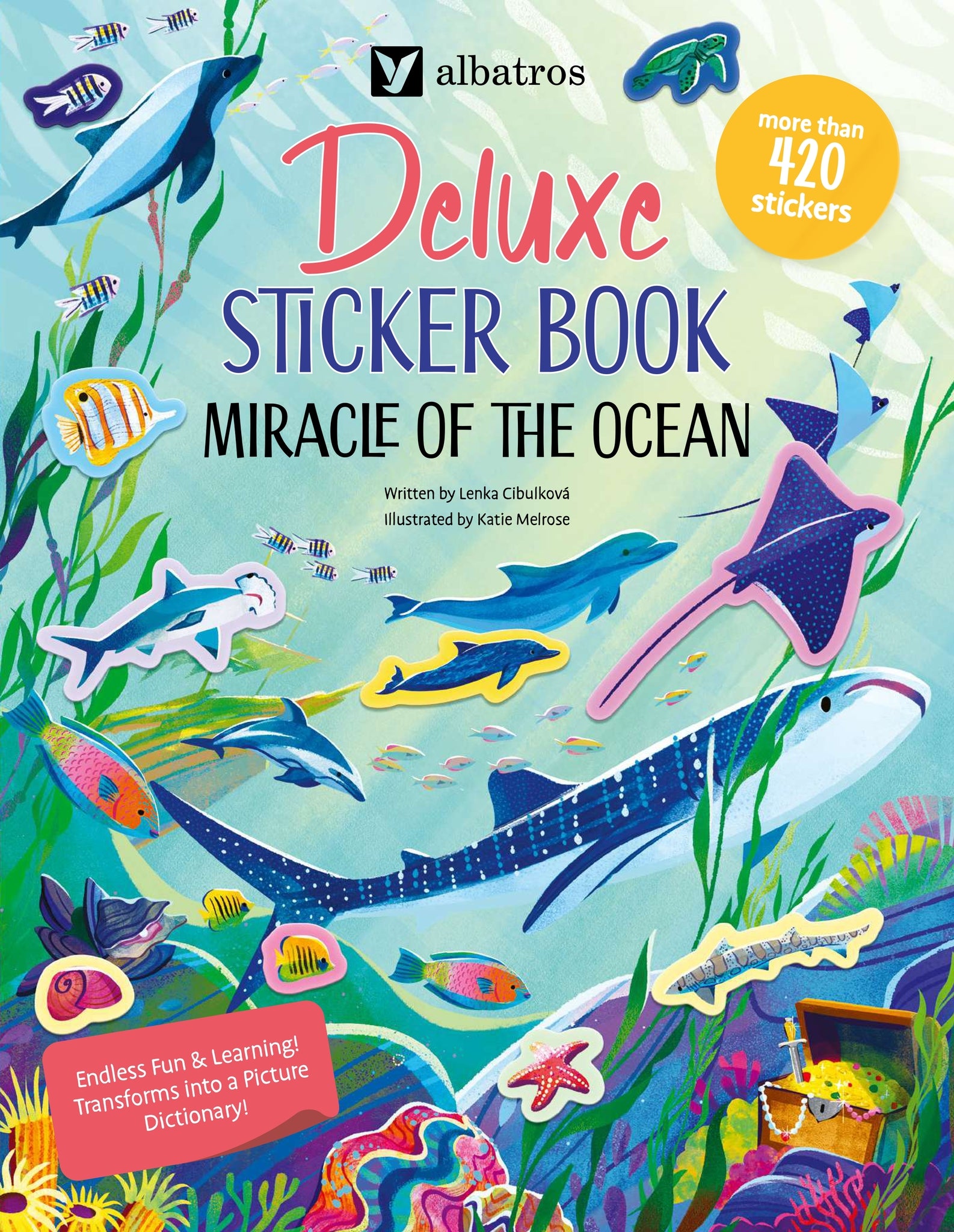 Cover image for Deluxe Sticker Book: Miracle of the Ocean ISBN 9788000080567