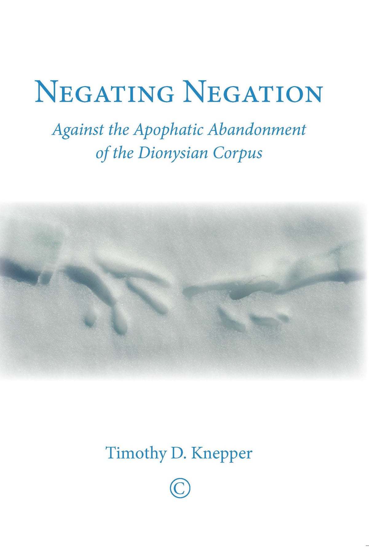 Cover image for Negating Negation ISBN 9780227174555