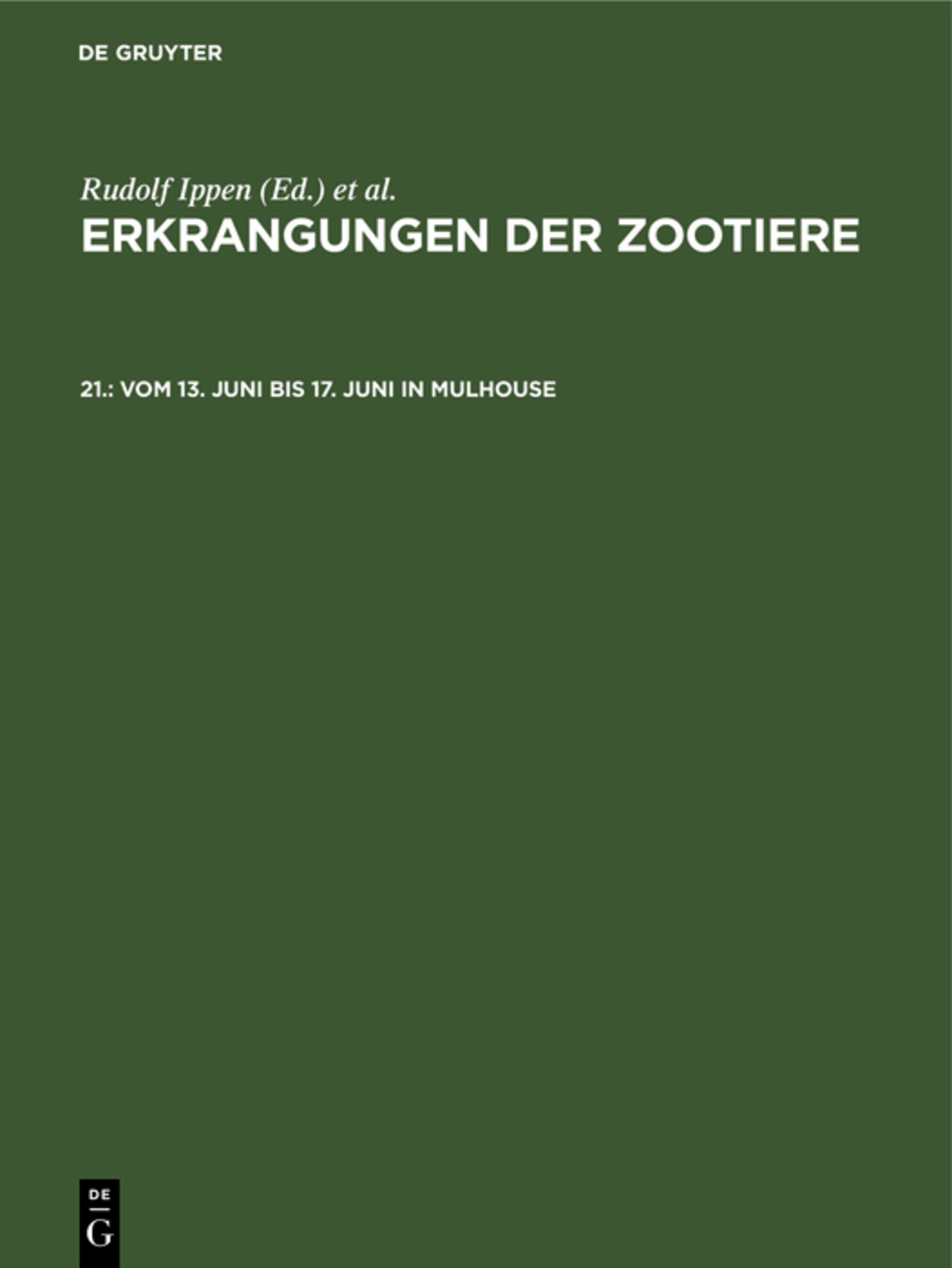 vom 13. Juni bis 17. Juni in Mulhouse