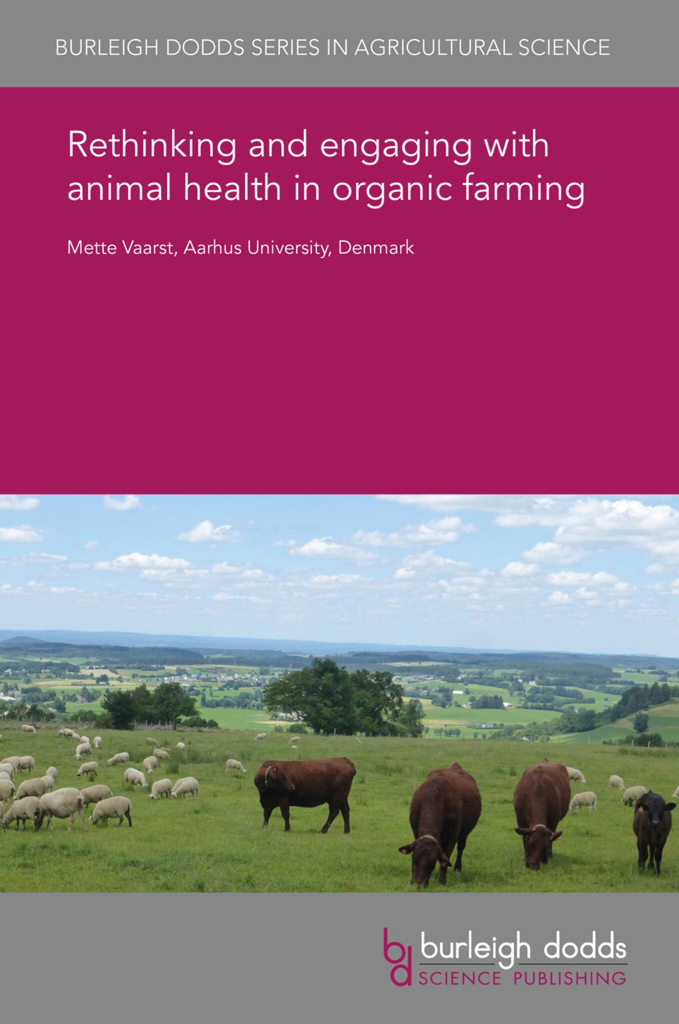 Cover image for Rethinking and engaging with animal health in organic farming ISBN 9781838796693