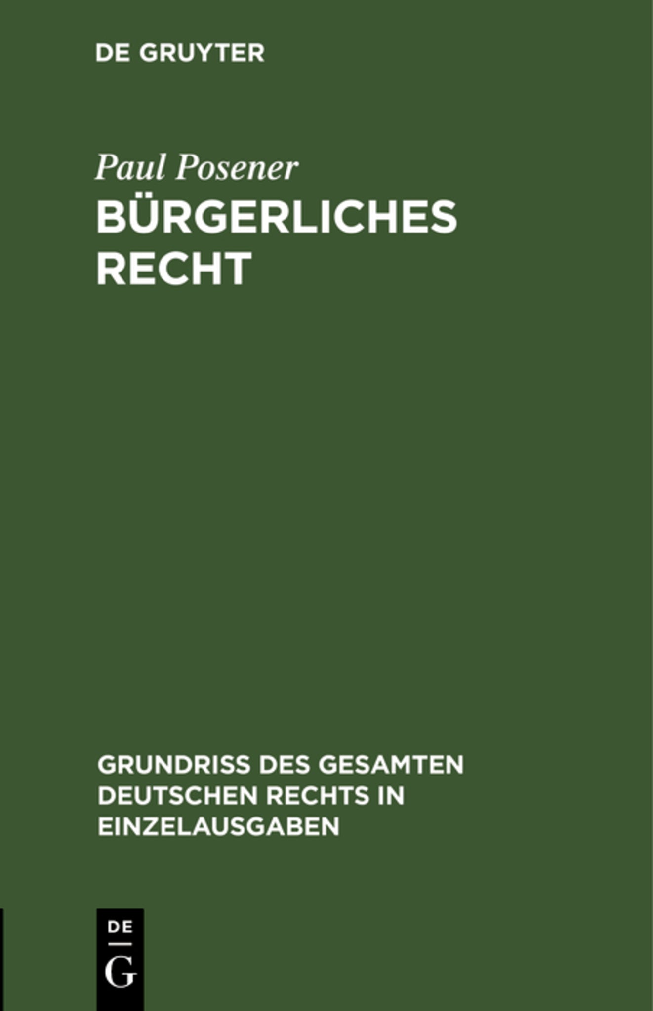 Bürgerliches Recht