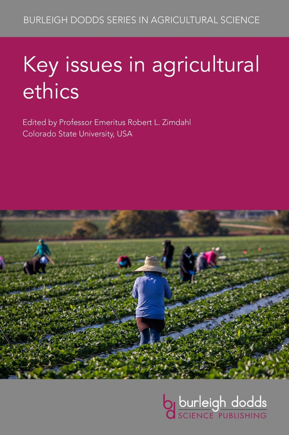 Cover image for Key issues in agricultural ethics ISBN 9781801463133