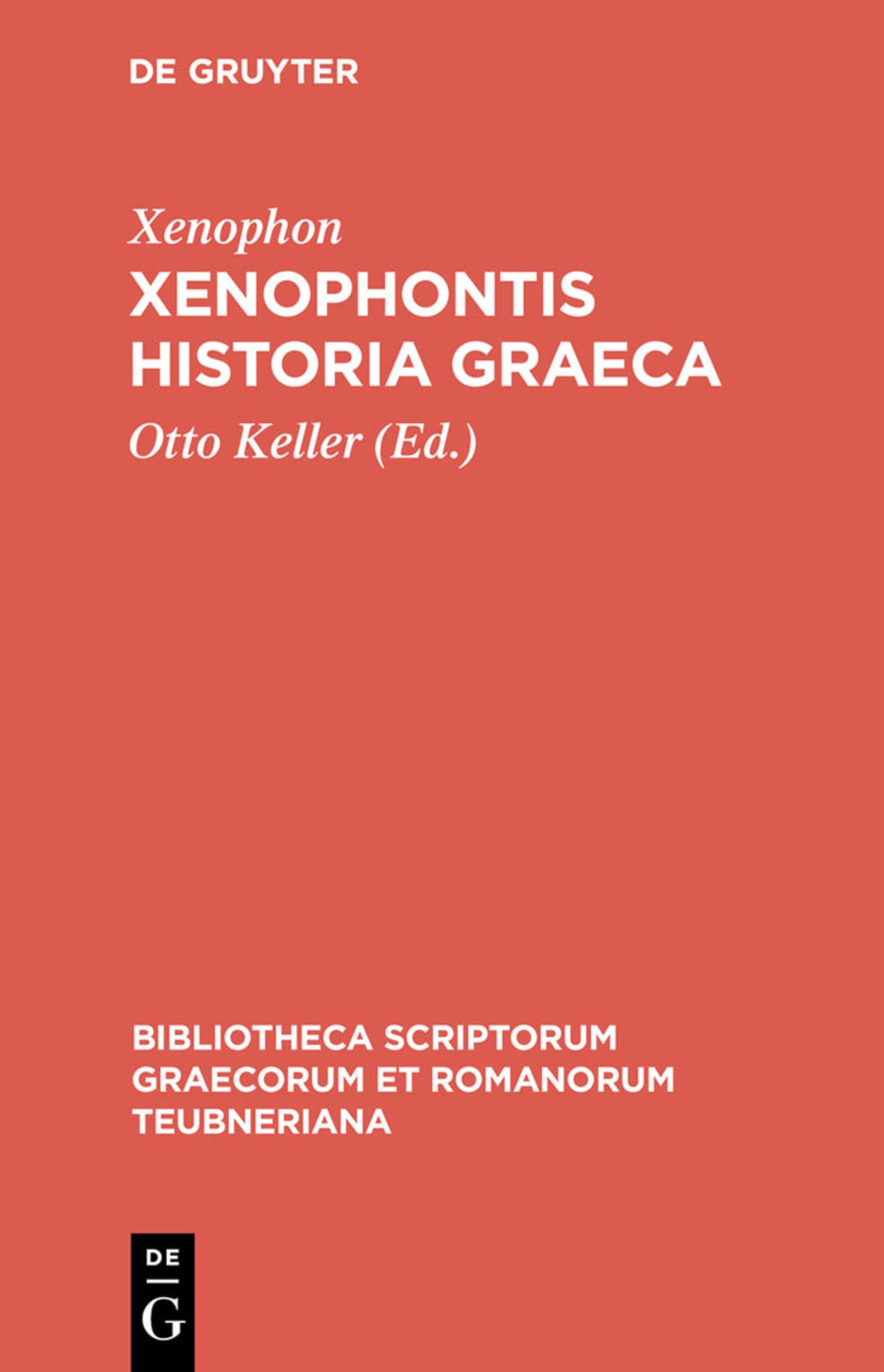 Cover image for Xenophontis Historia Graeca ISBN 9783110982770