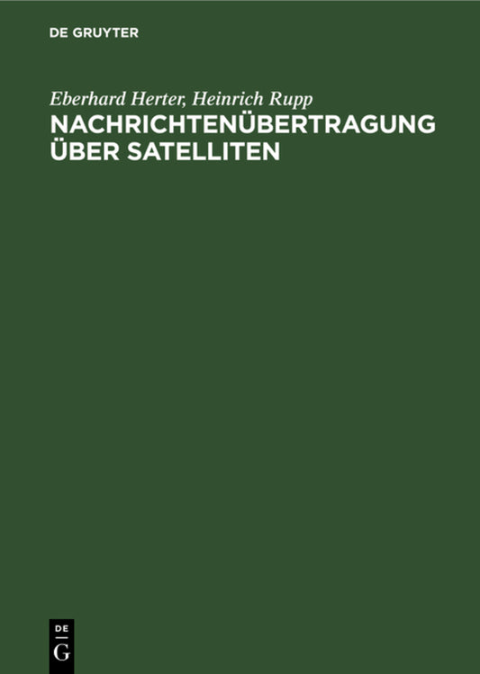 Nachrichtenübertragung über Satelliten