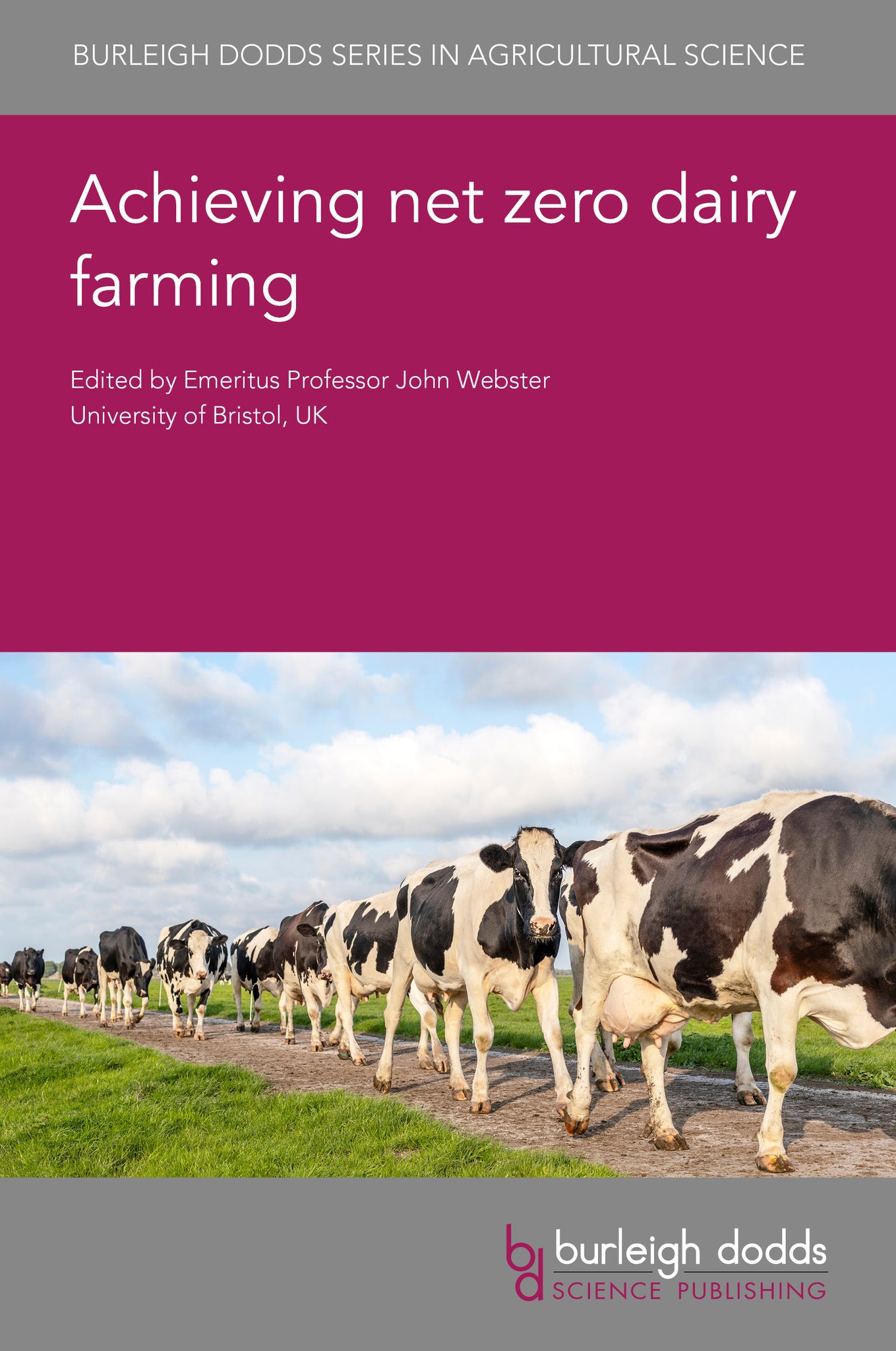 Cover image for Achieving net zero dairy farming ISBN 9781835450185