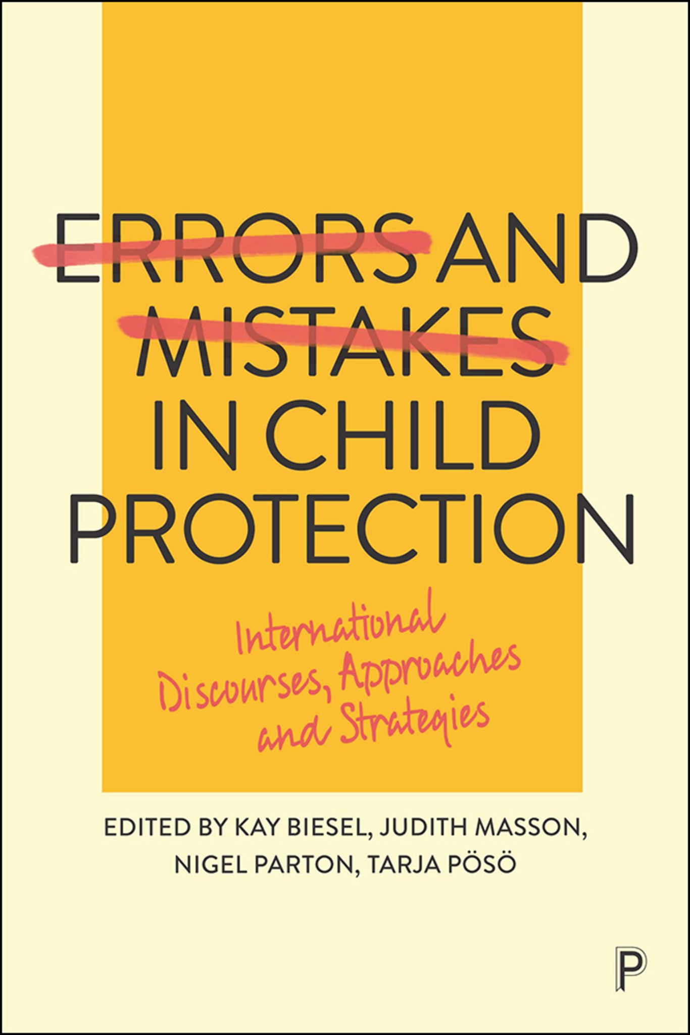 Cover image for Errors and Mistakes in Child Protection ISBN 9781447350705