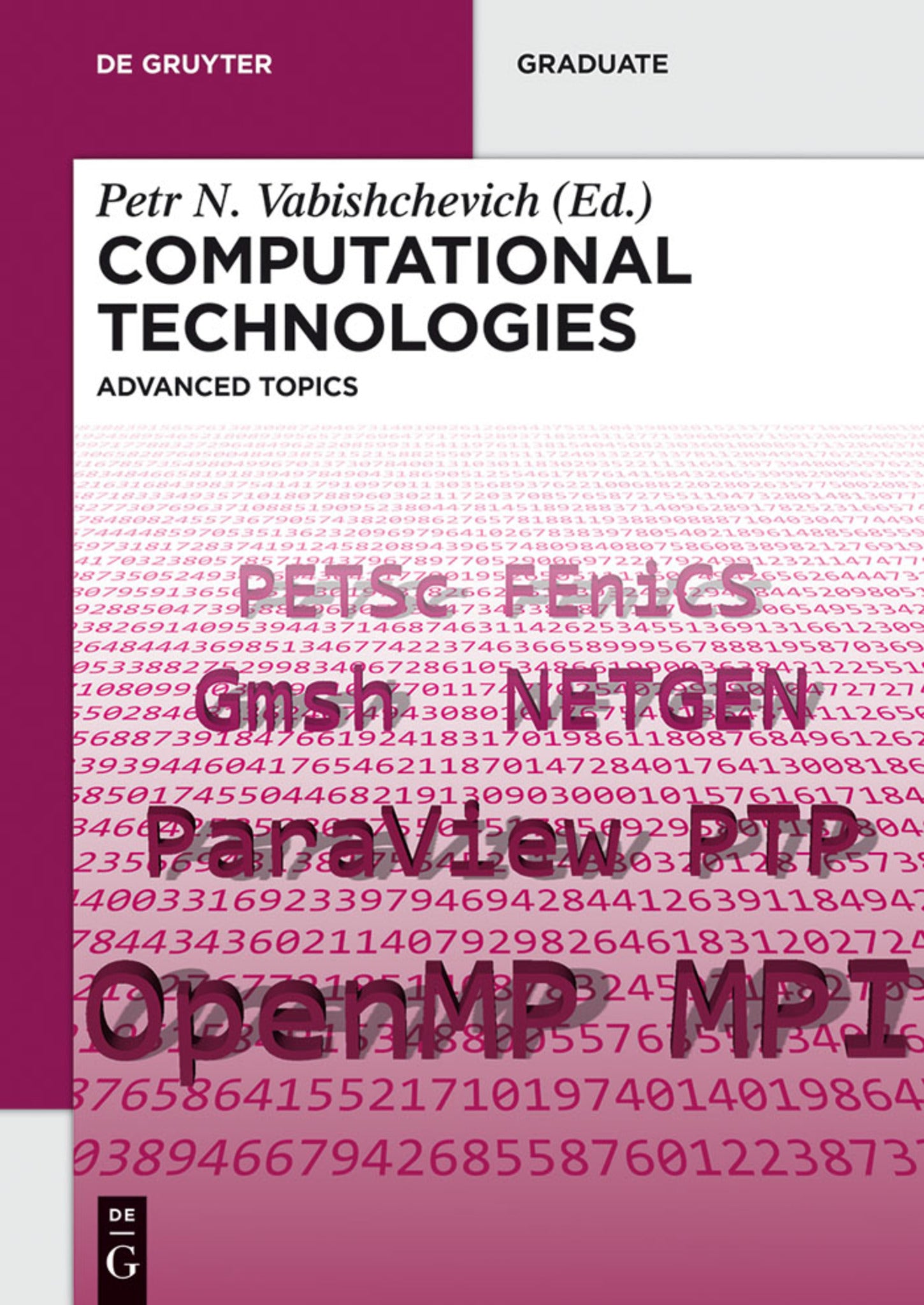 Cover image for Computational Technologies ISBN 9783110359947