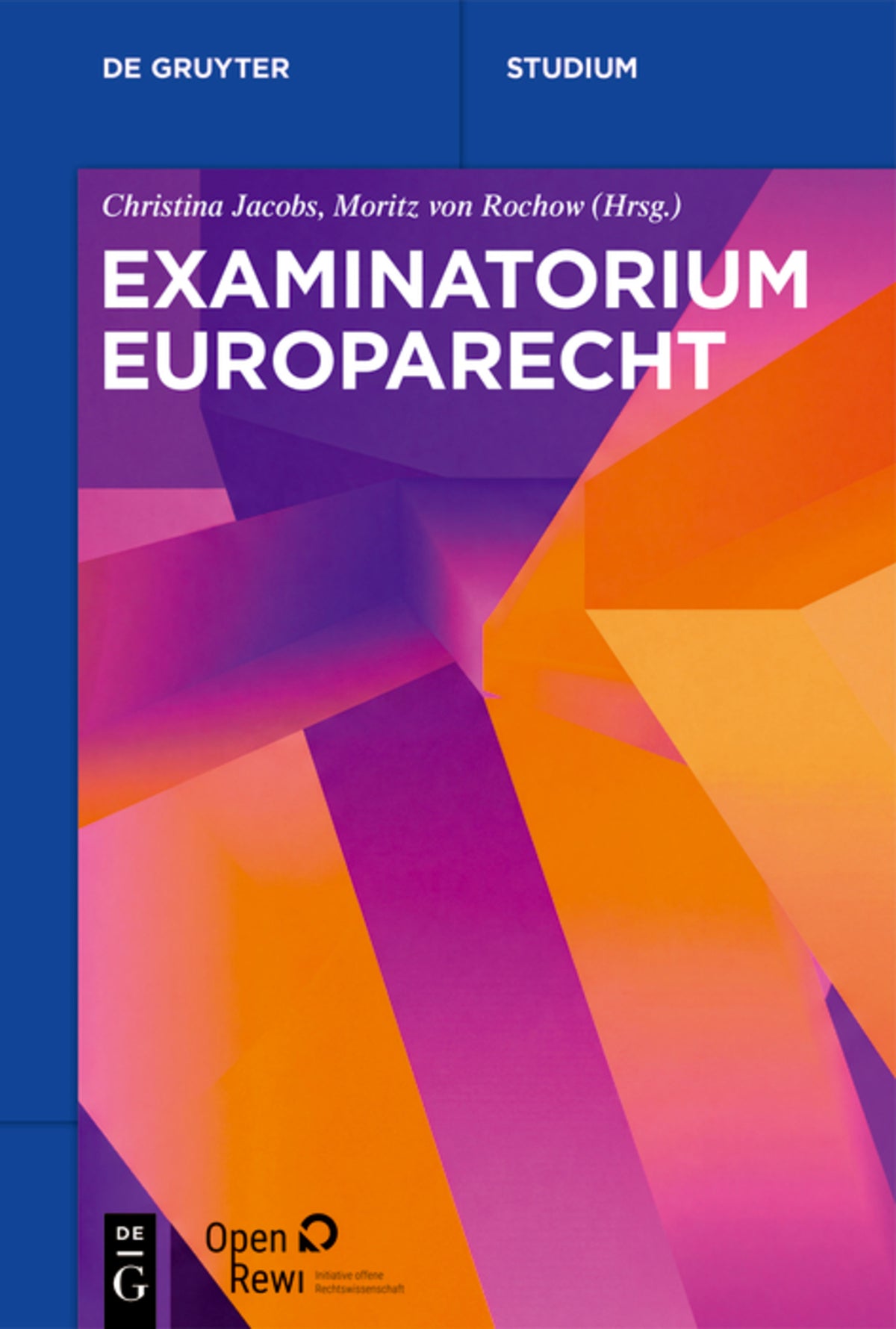 Cover image for Examinatorium Europarecht ISBN 9783112228609