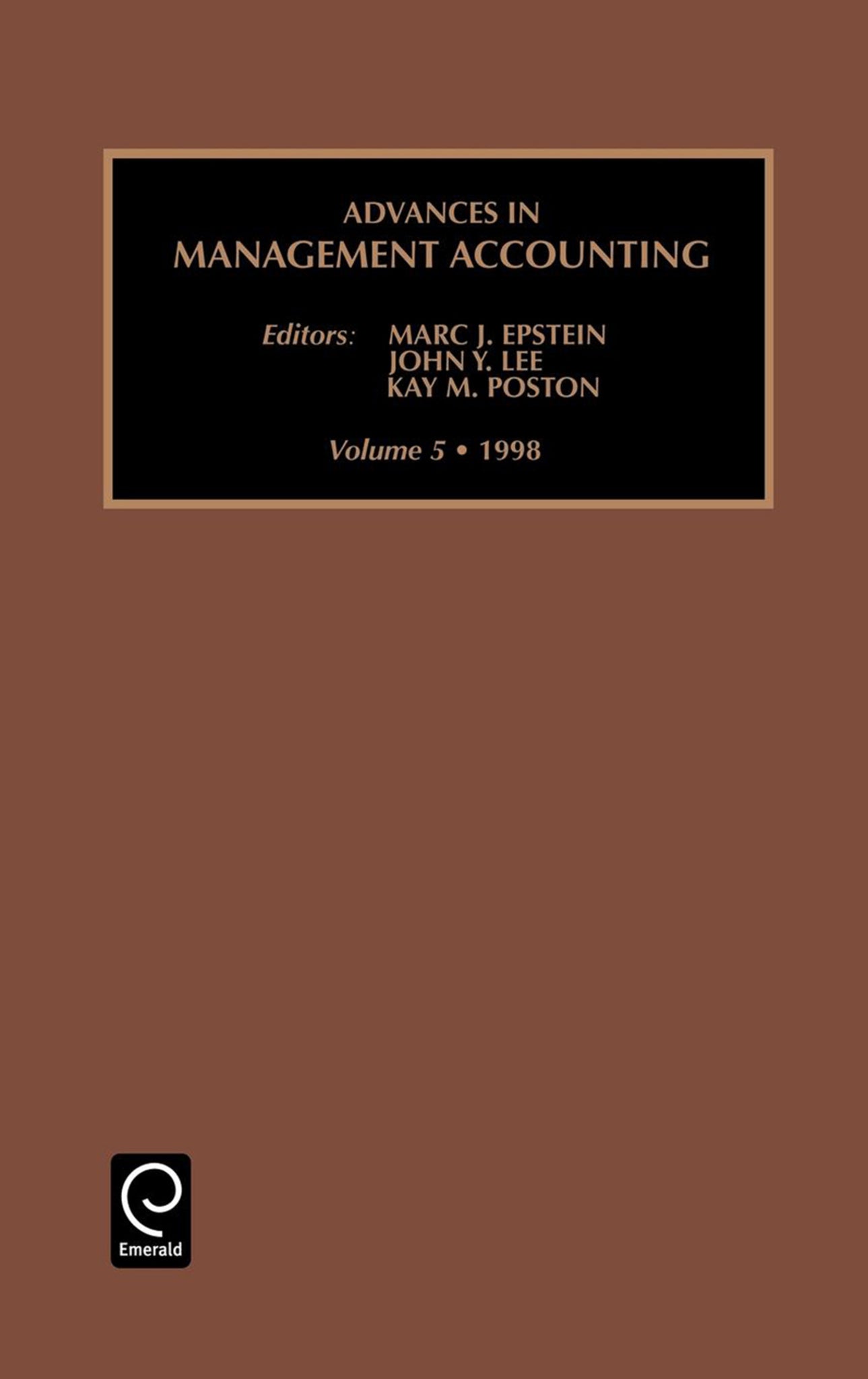 Advances in Management Accounting