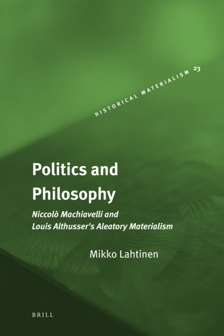 Cover image for Politics and Philosophy ISBN 9789004176508