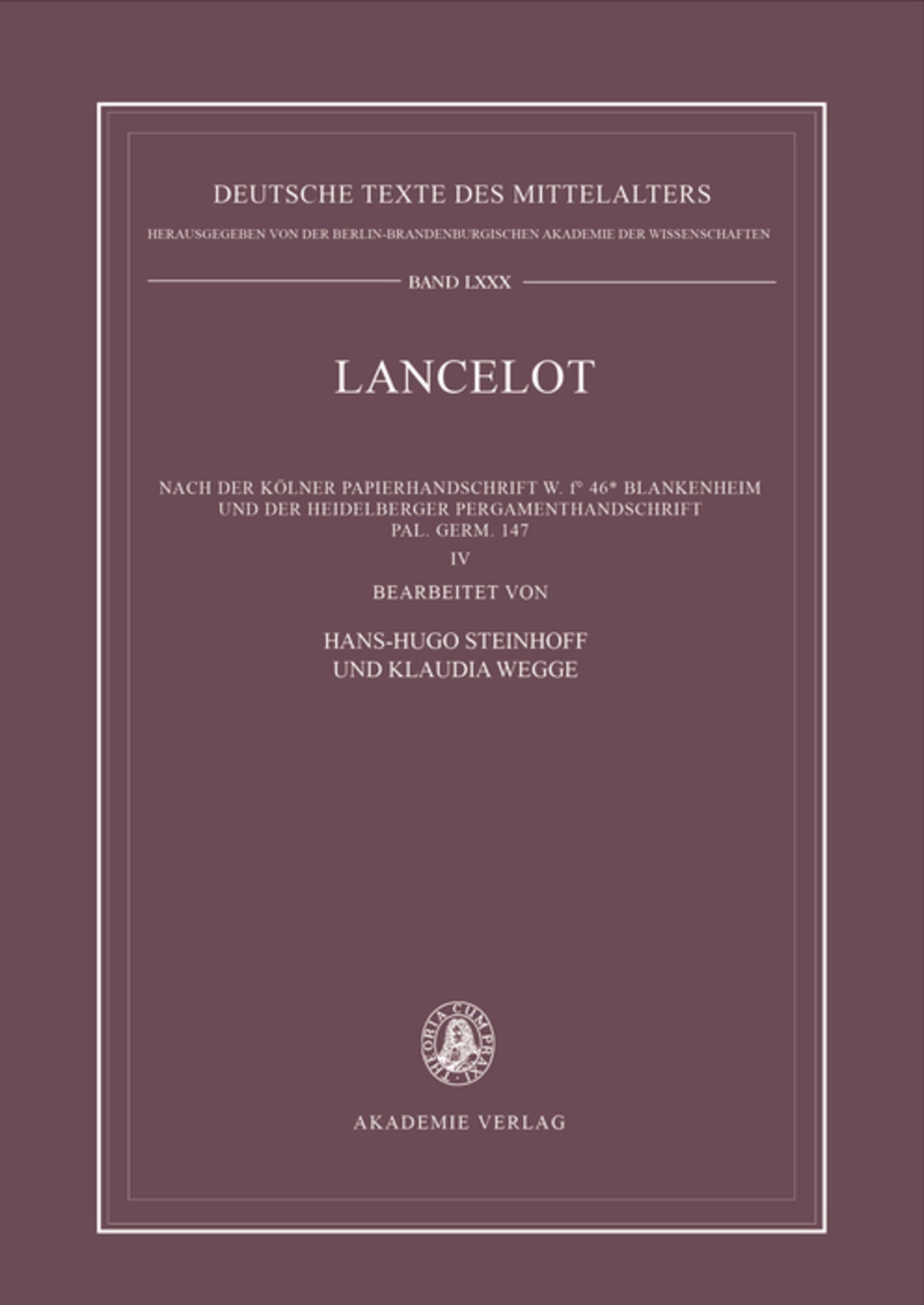 Lancelot IV: Namen- und Figurenregister