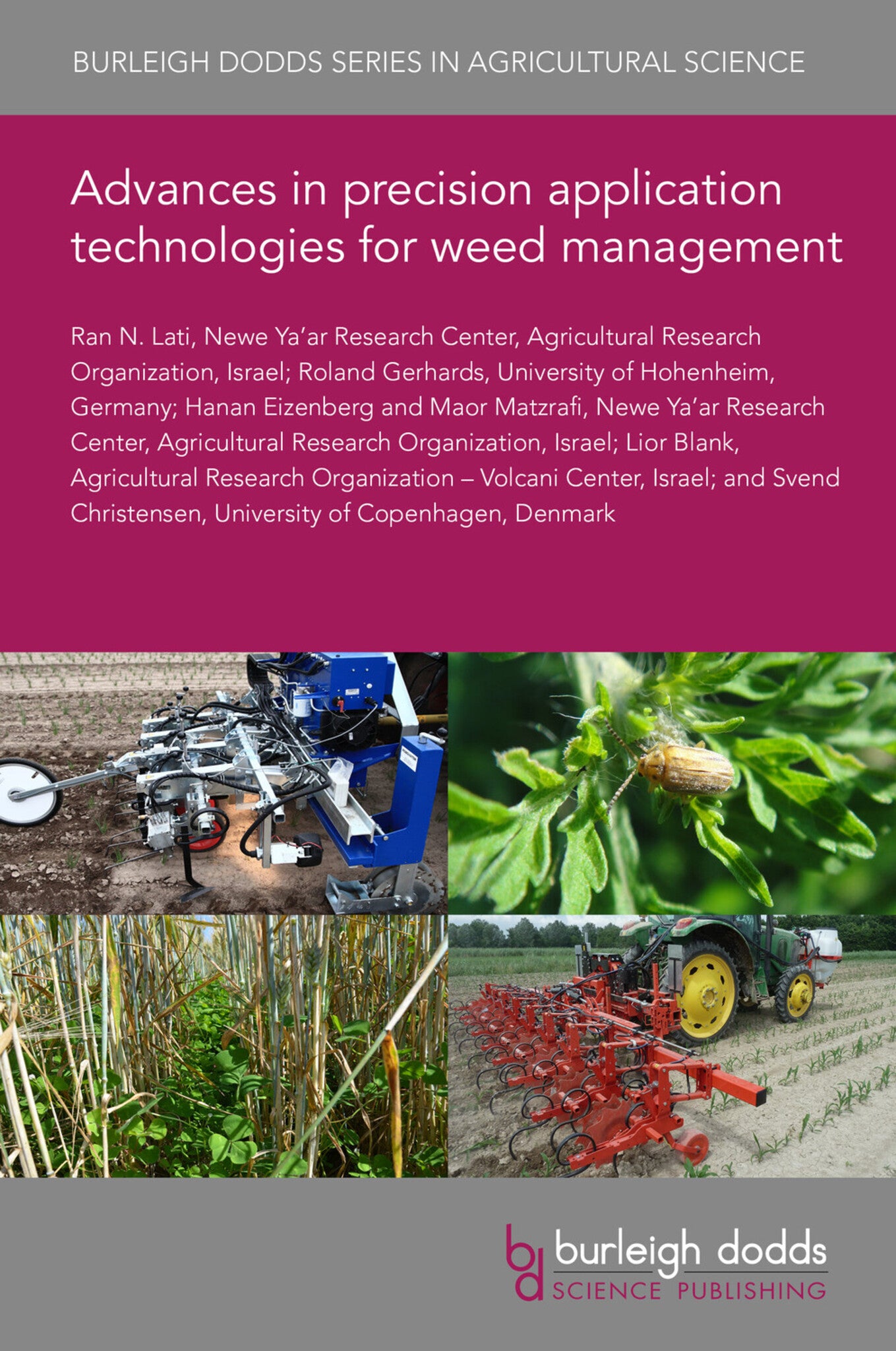 Cover image for Advances in precision application technologies for weed management ISBN 9781801464857