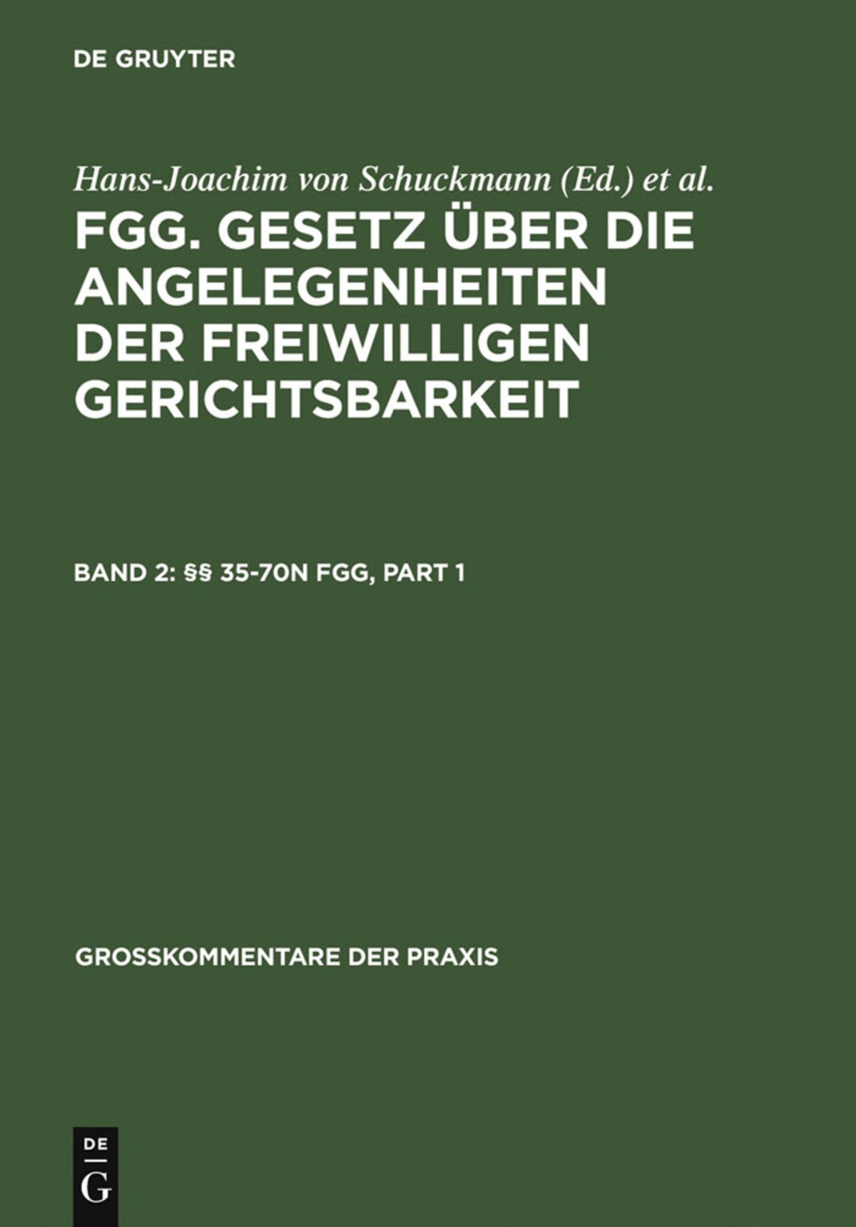 §§ 35-70n FGG
