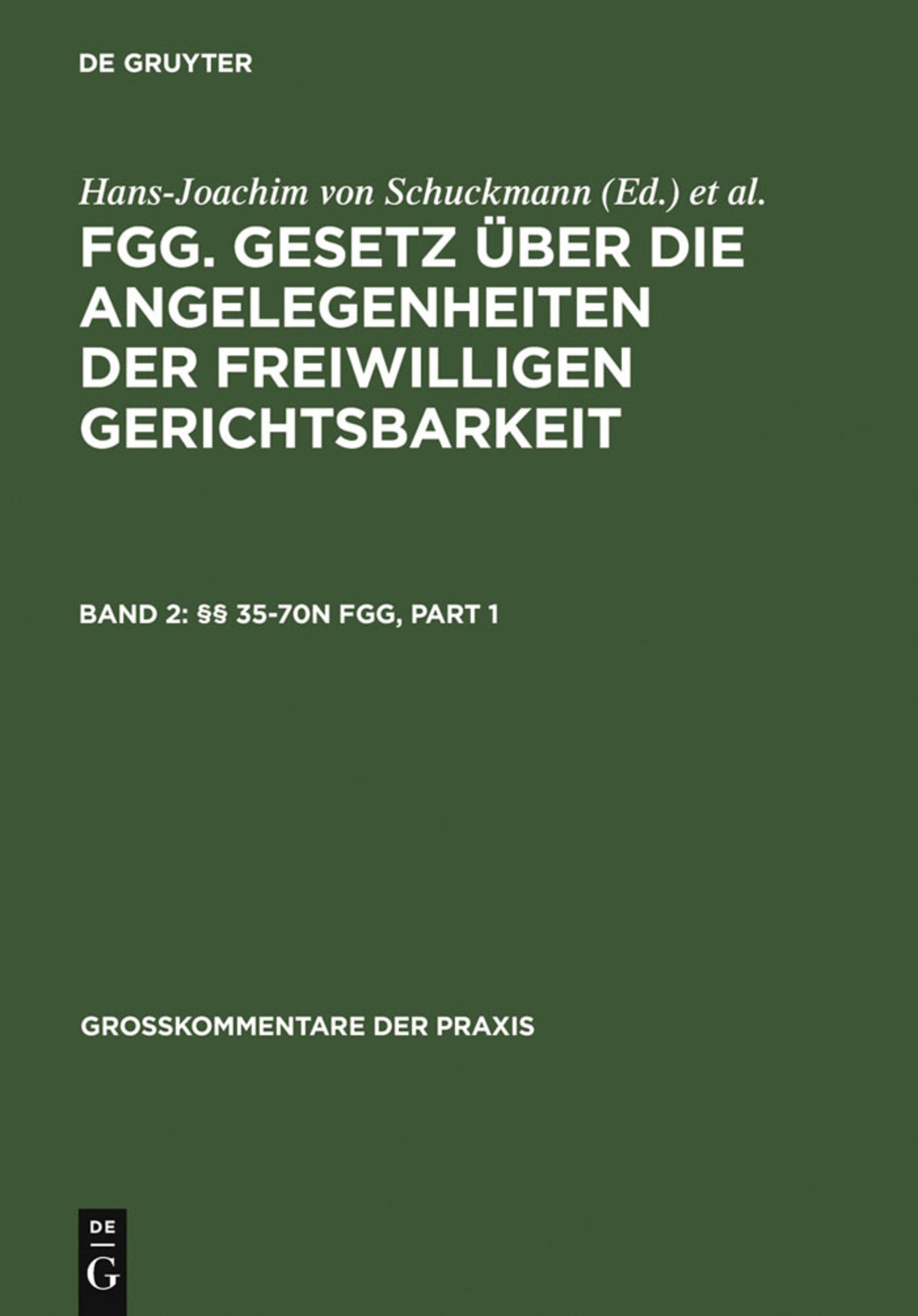 §§ 35-70n FGG