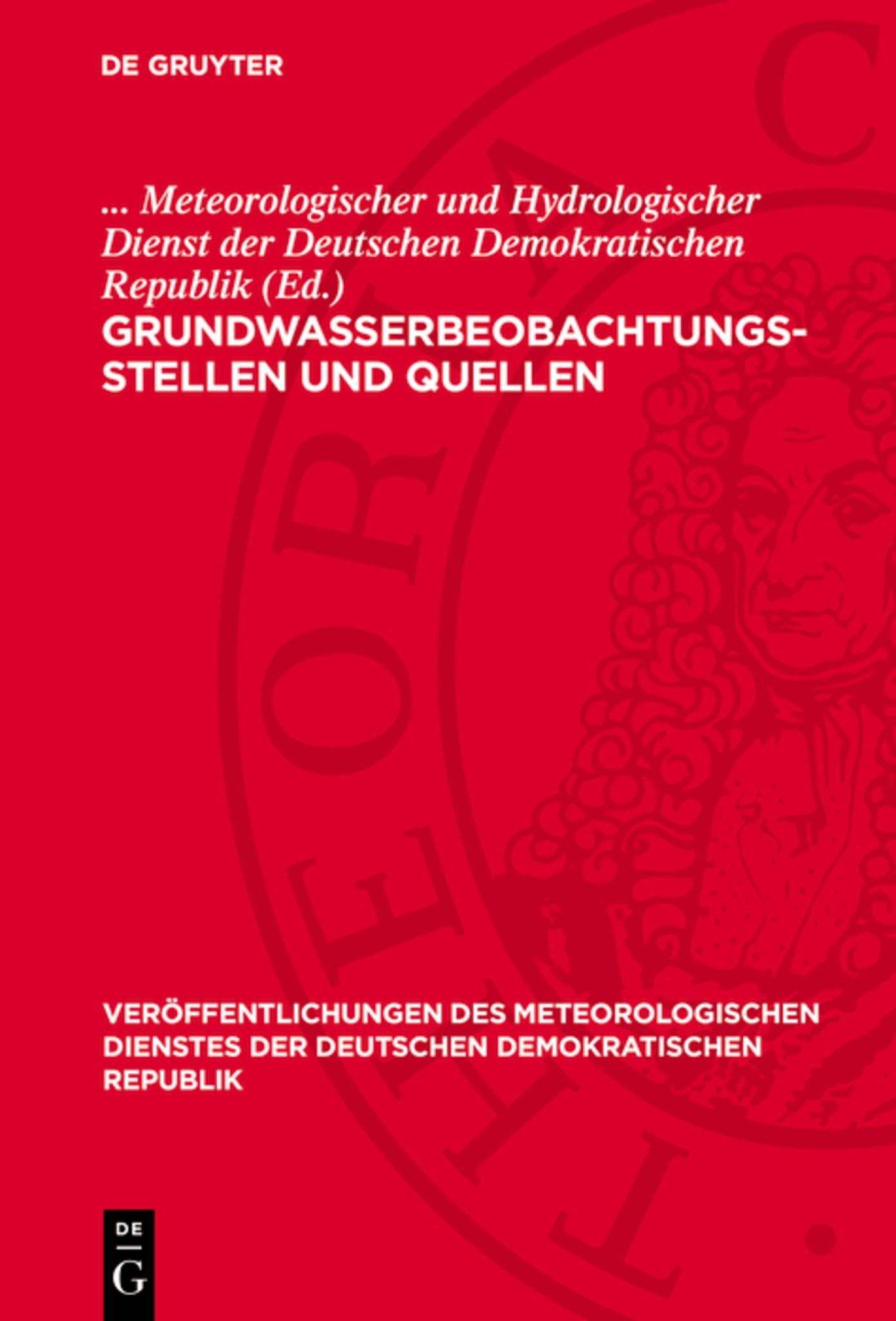 Grundwasserbeobachtungsstellen und Quellen