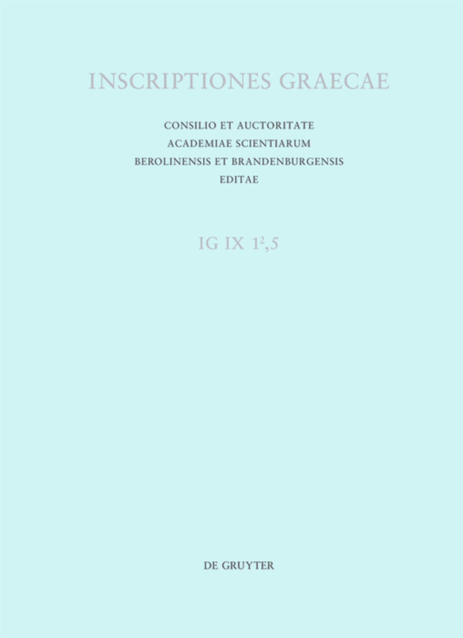 Inscriptiones Locridis orientalis