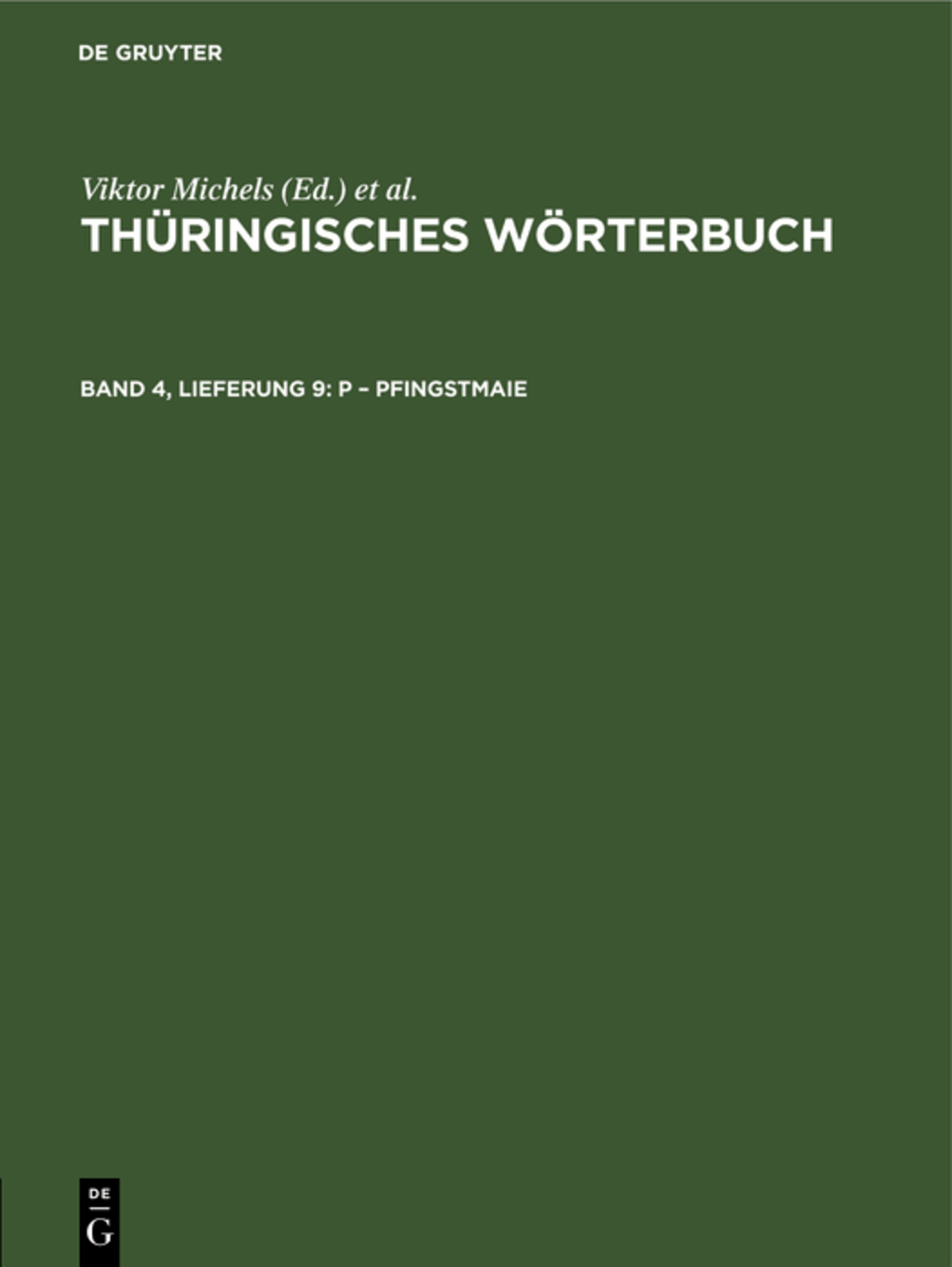 P – Pfingstmaie