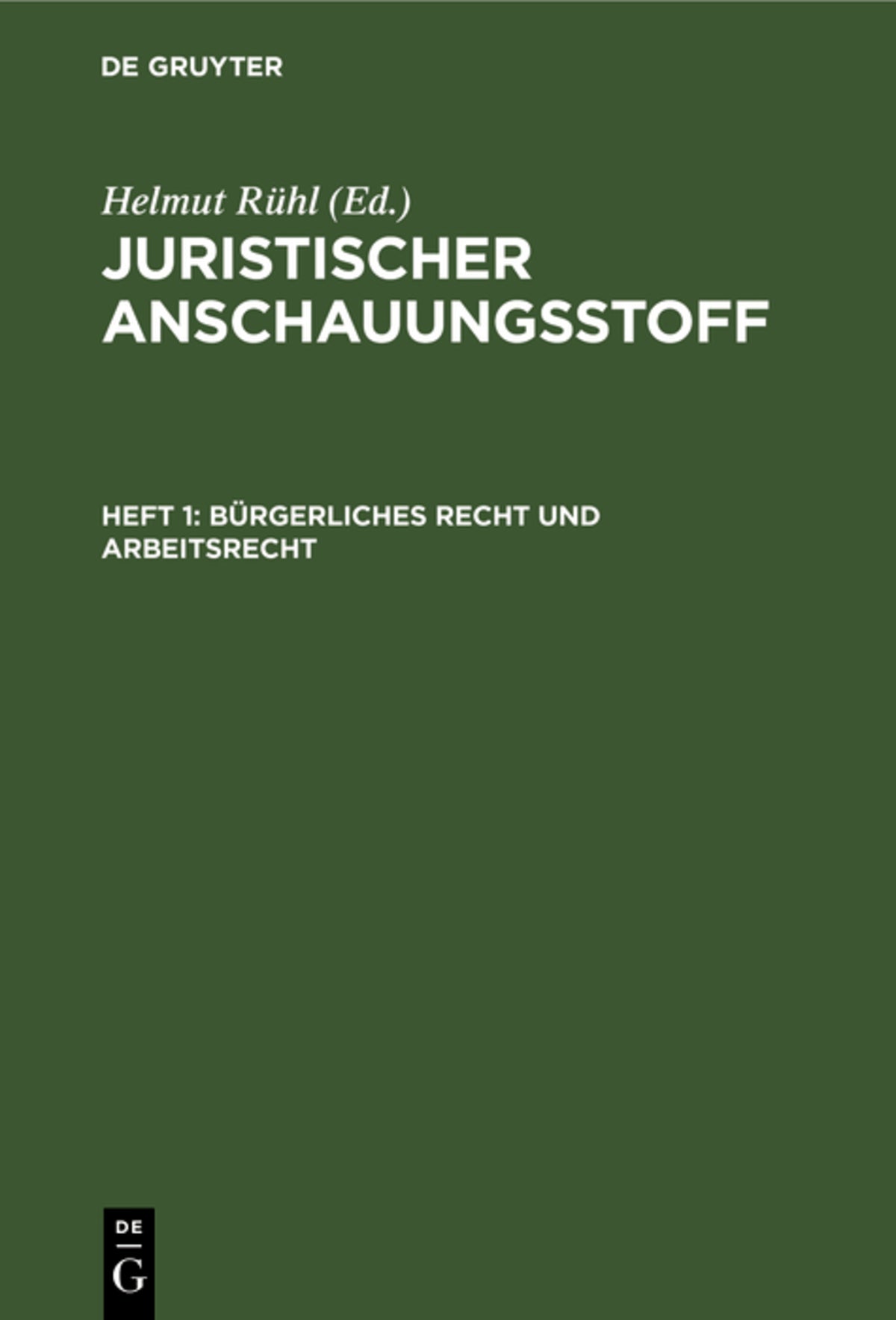 Bürgerliches Recht und Arbeitsrecht