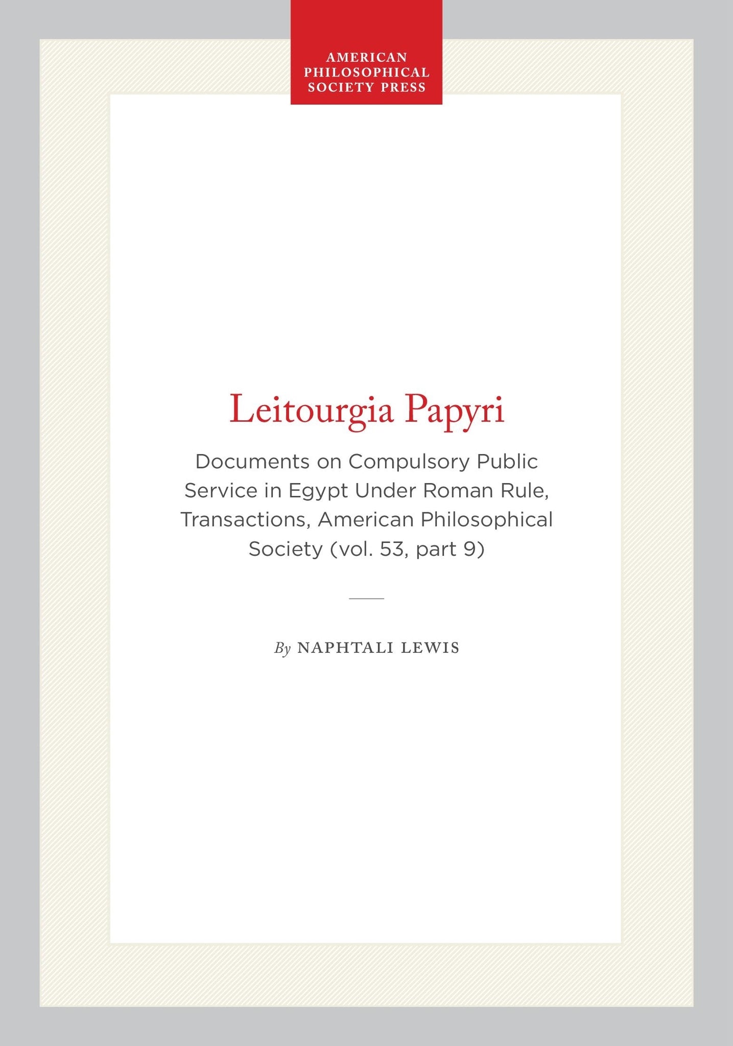 Leitourgia Papyri