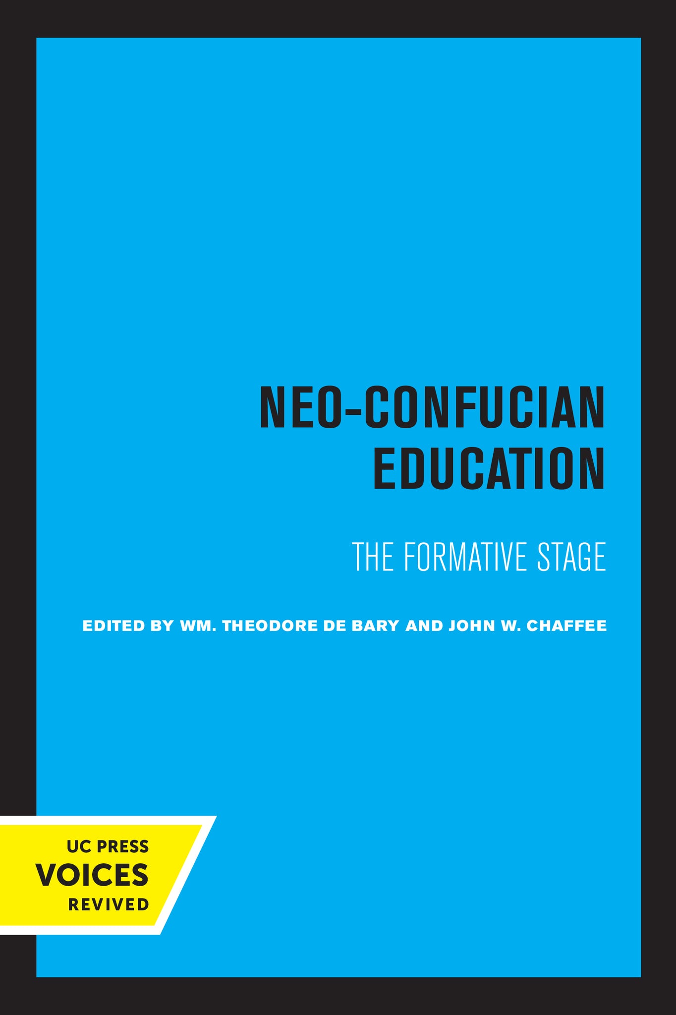 Cover image for Neo-Confucian Education ISBN 9780520318663